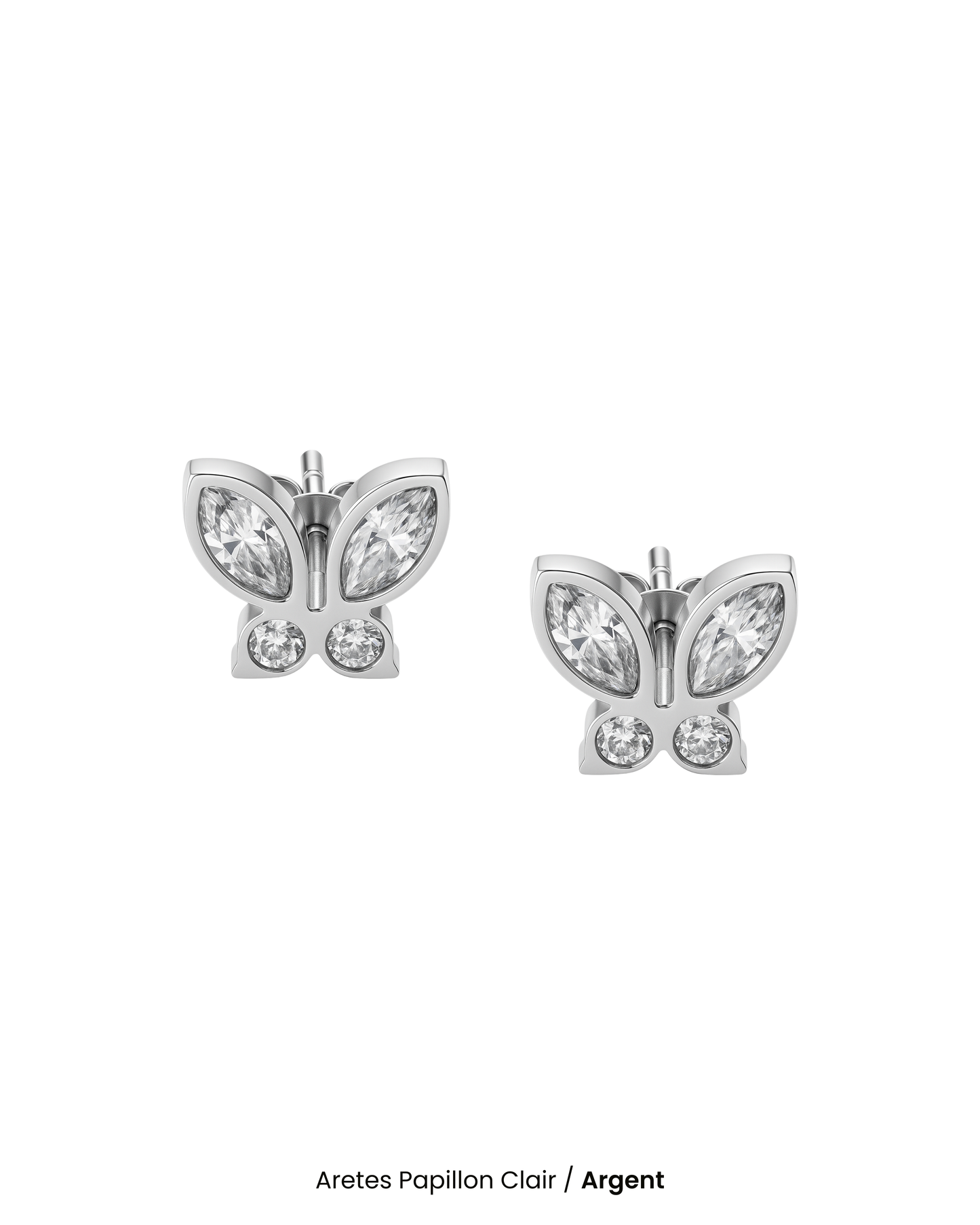 Aretes Papillon Clair