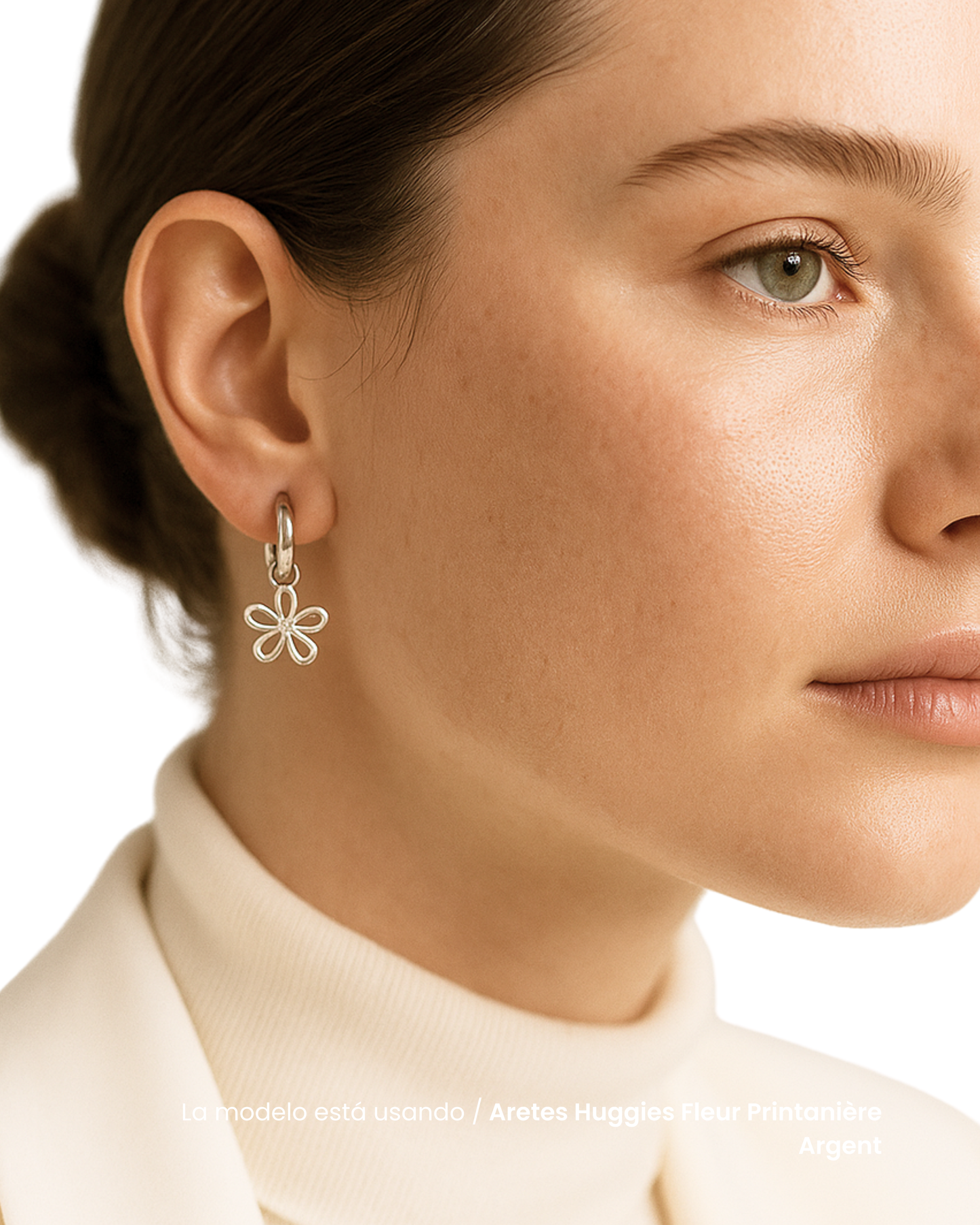Aretes Huggies Fleur Printanière