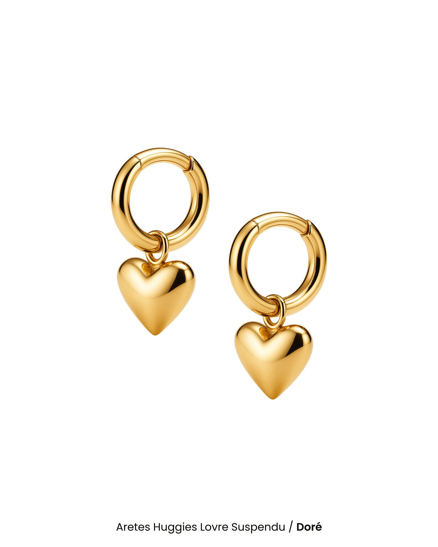 Aretes Huggies Lovre Suspendu