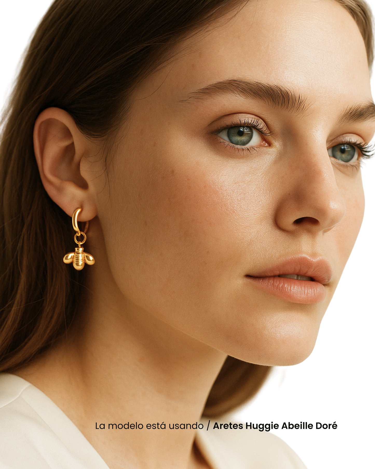 Aretes Huggie Abeille