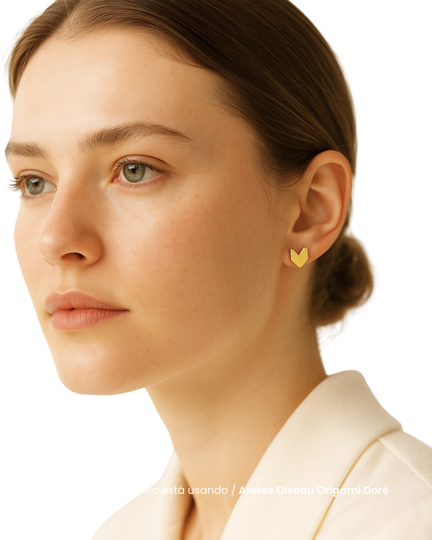 Aretes Oiseau Origami