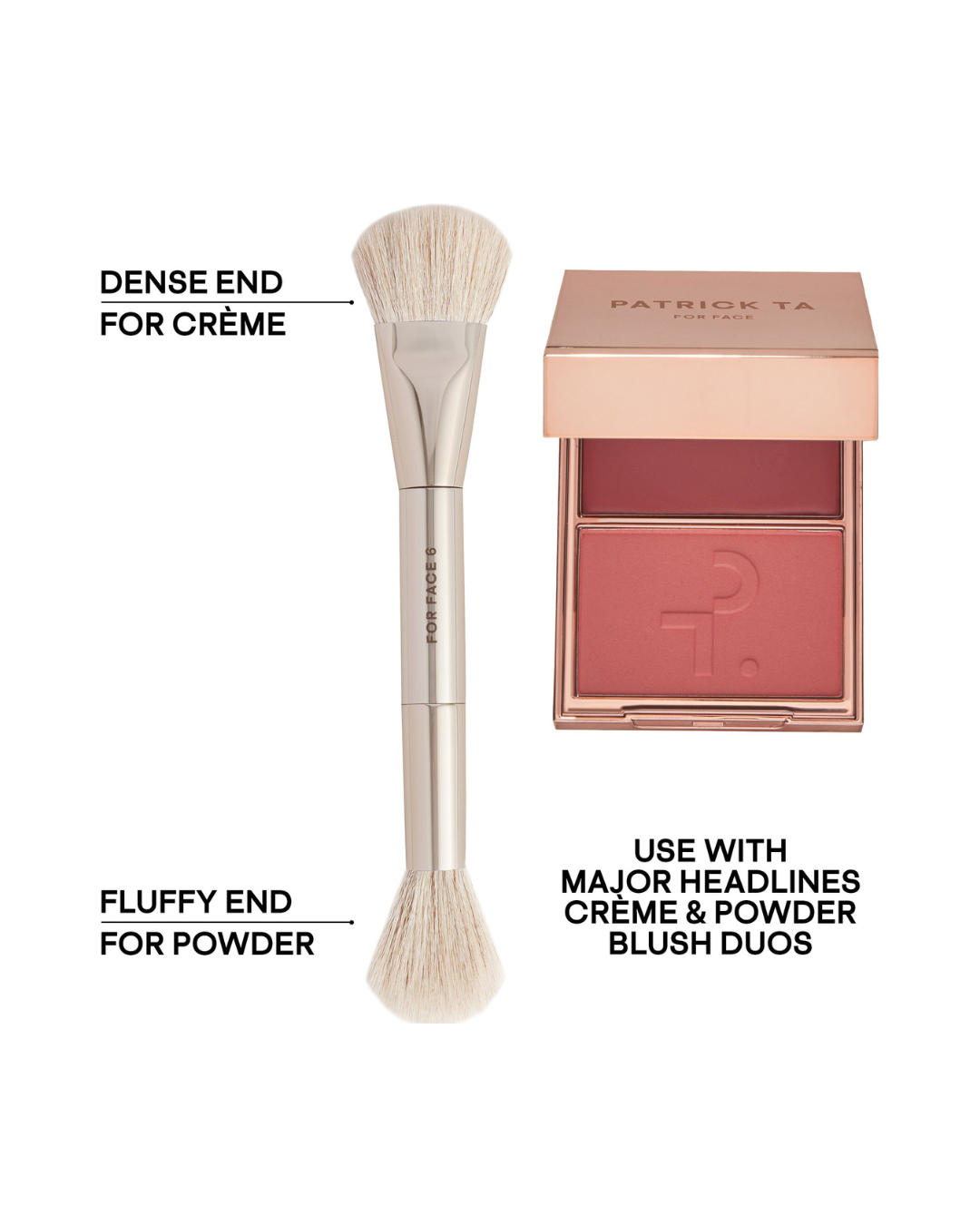 Dual Ended Precision Blush Brush