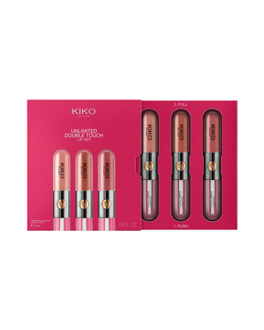 Unlimited Double Touch Lip Set - Nude Attitude
