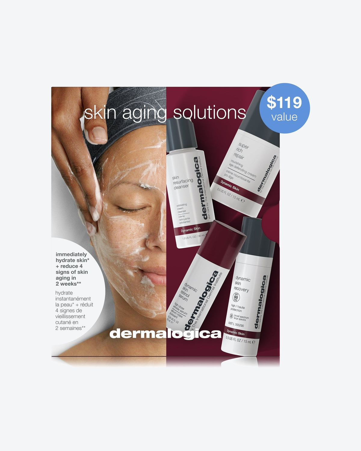 skin aging solutions kit