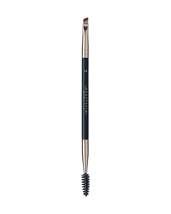 Brush 14 - Duo Brow/Eye Liner Angled Cut/Spooley
