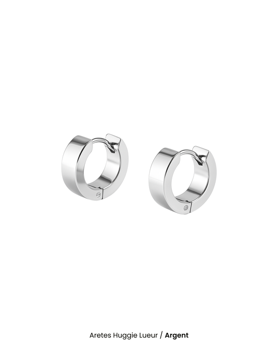 Aretes Huggie Lueur