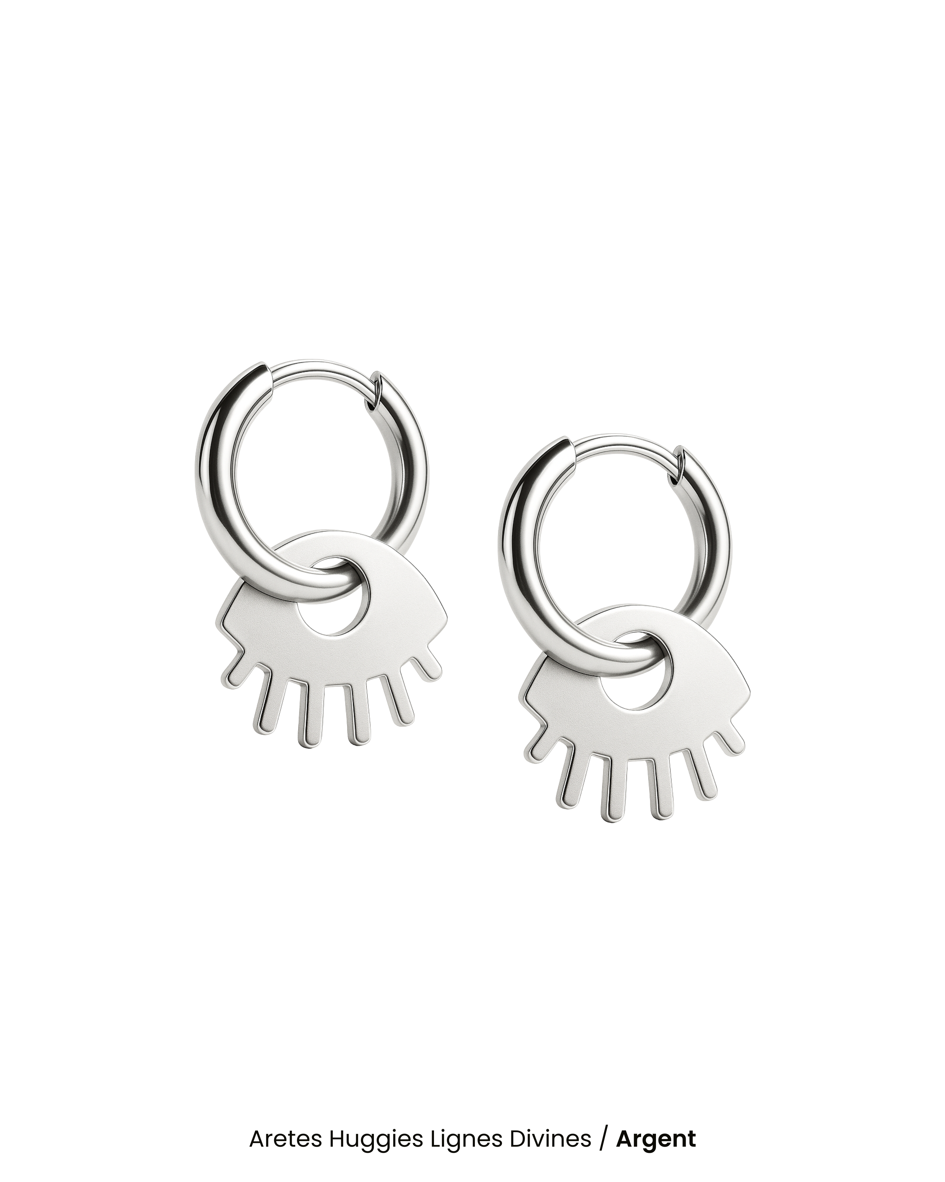 Aretes Huggies Lignes Divines