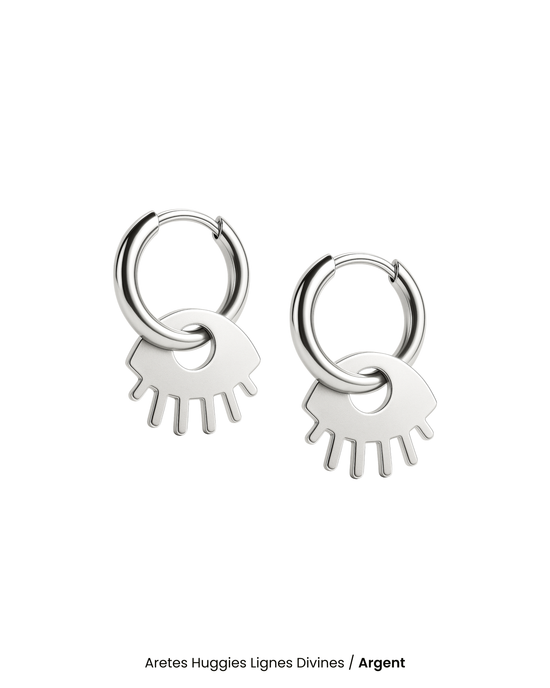 Aretes Huggies Lignes Divines