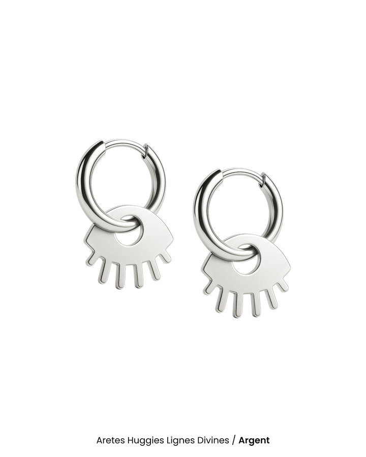 Aretes Huggies Lignes Divines