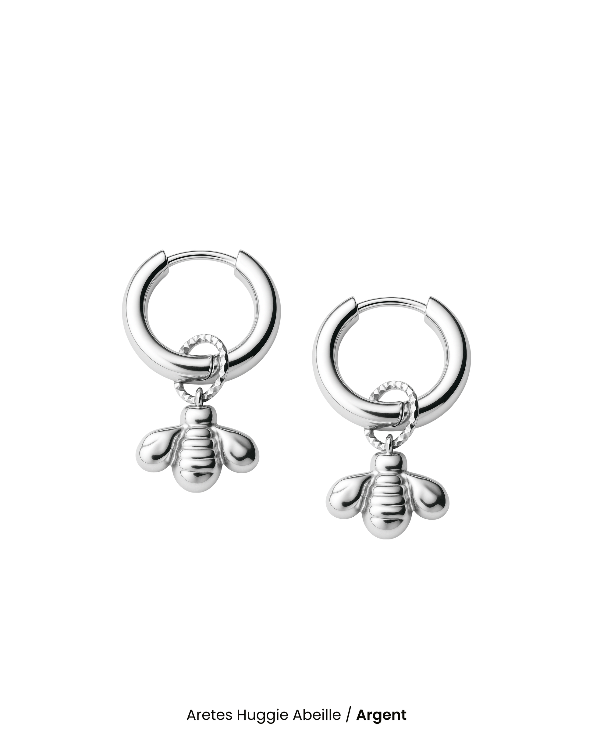 Aretes Huggie Abeille