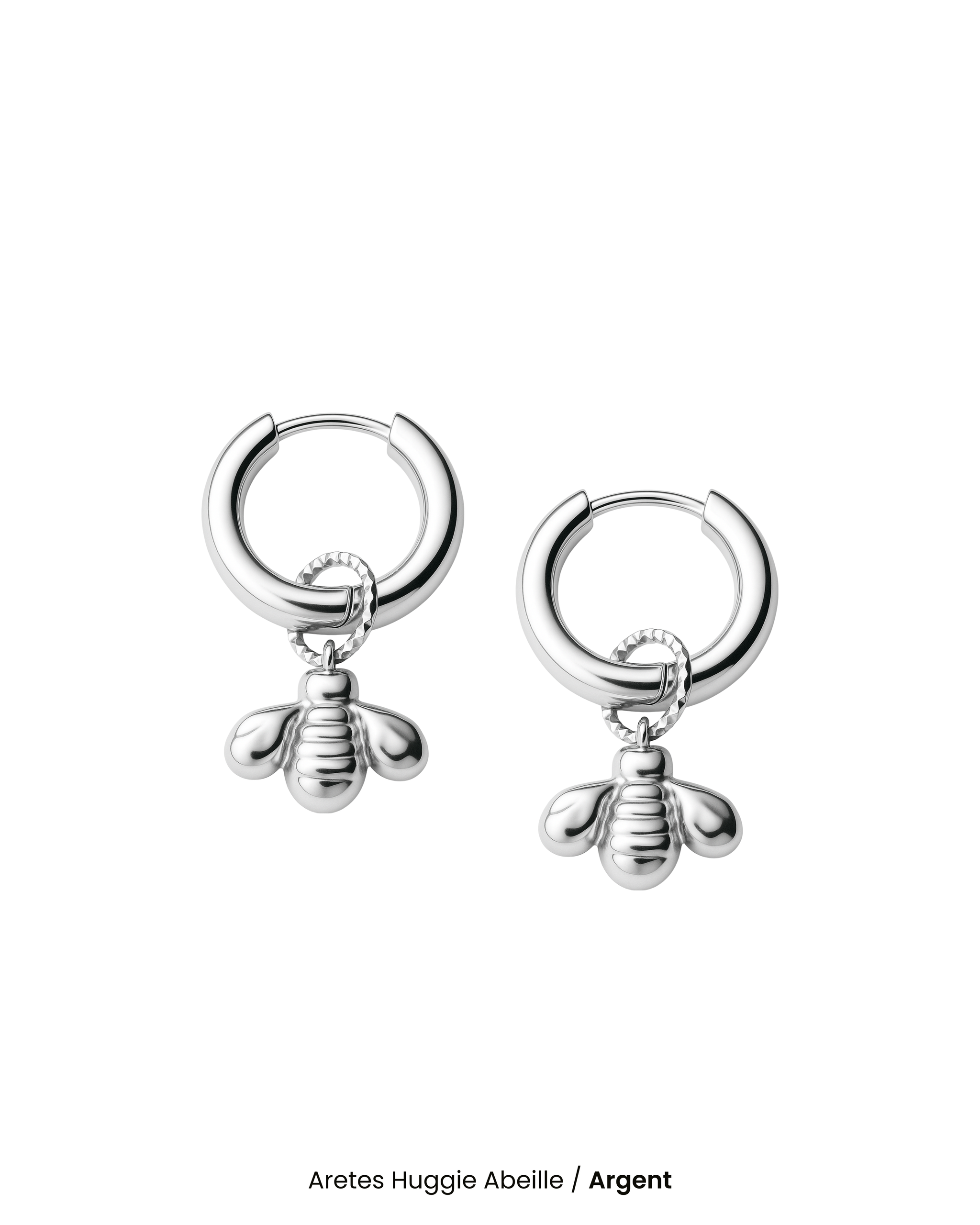 Aretes Huggie Abeille