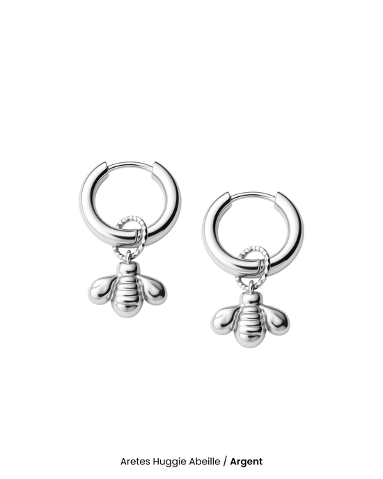Aretes Huggie Abeille
