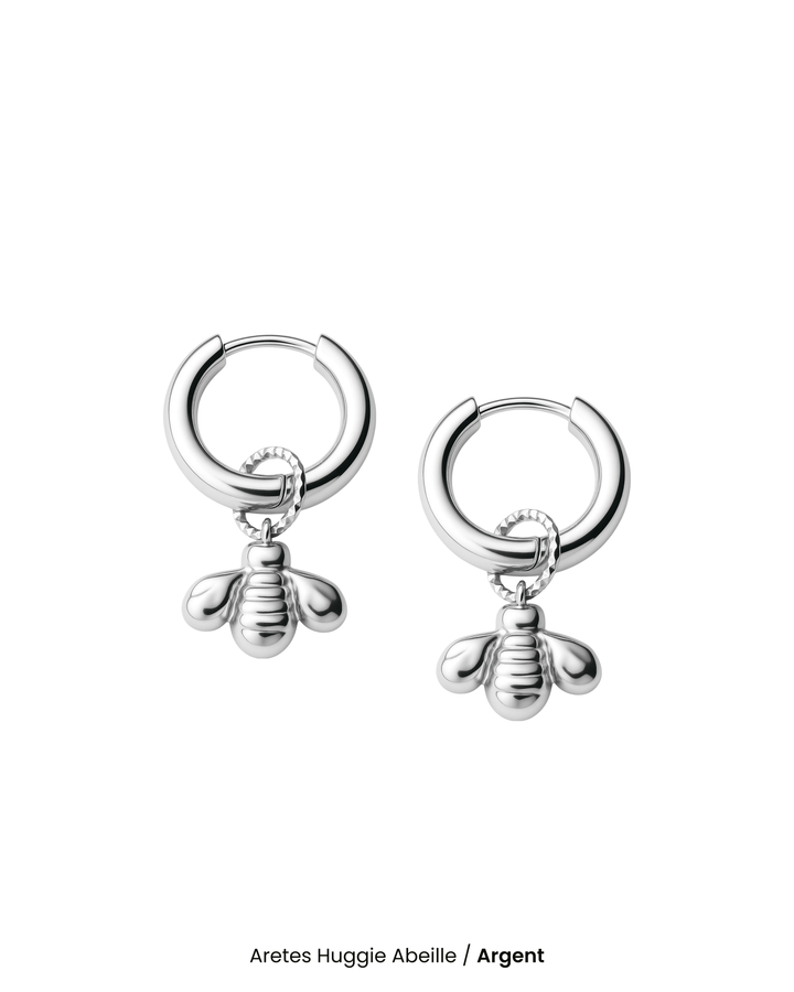 Aretes Huggie Abeille