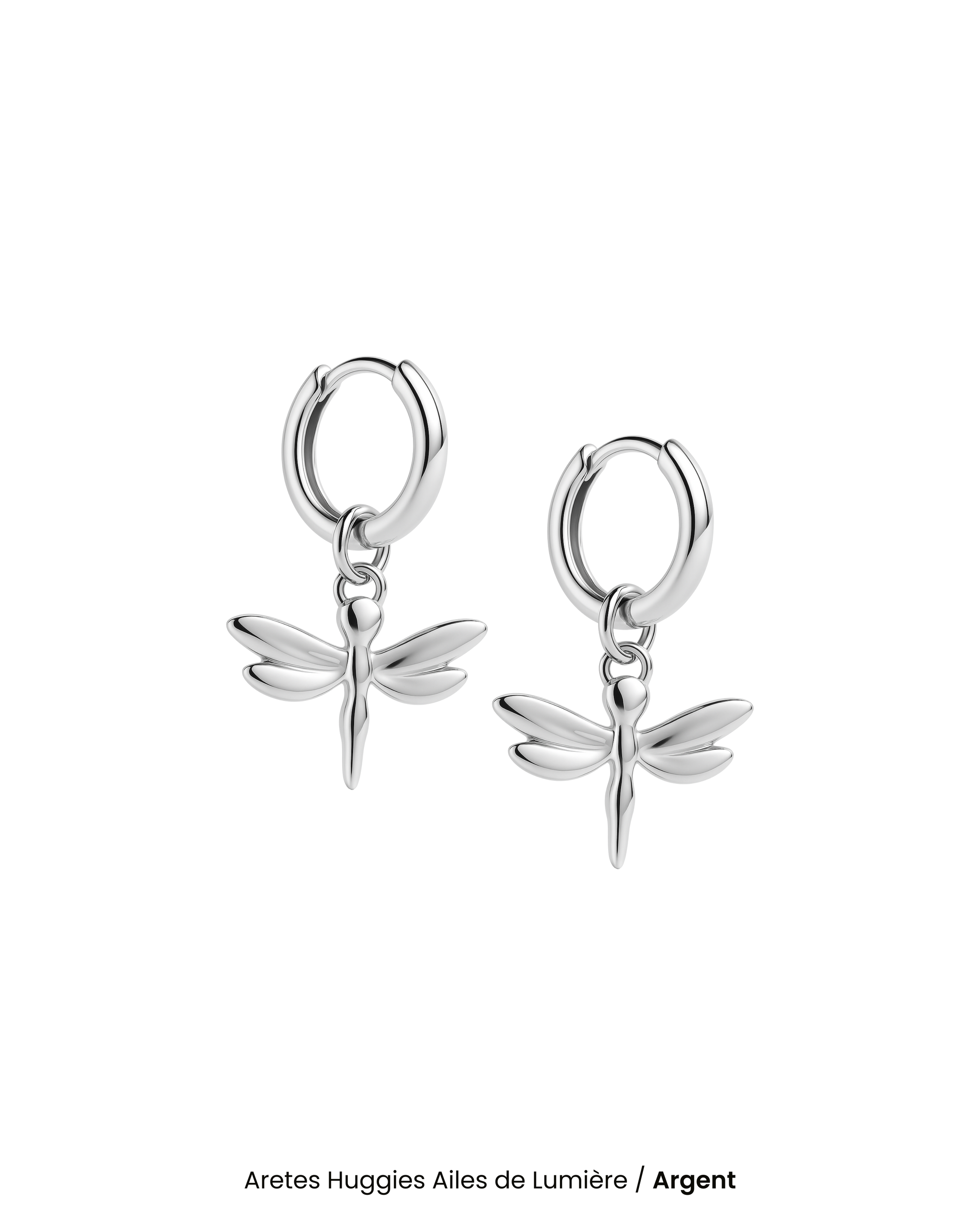 Aretes Huggies Ailes de Lumière