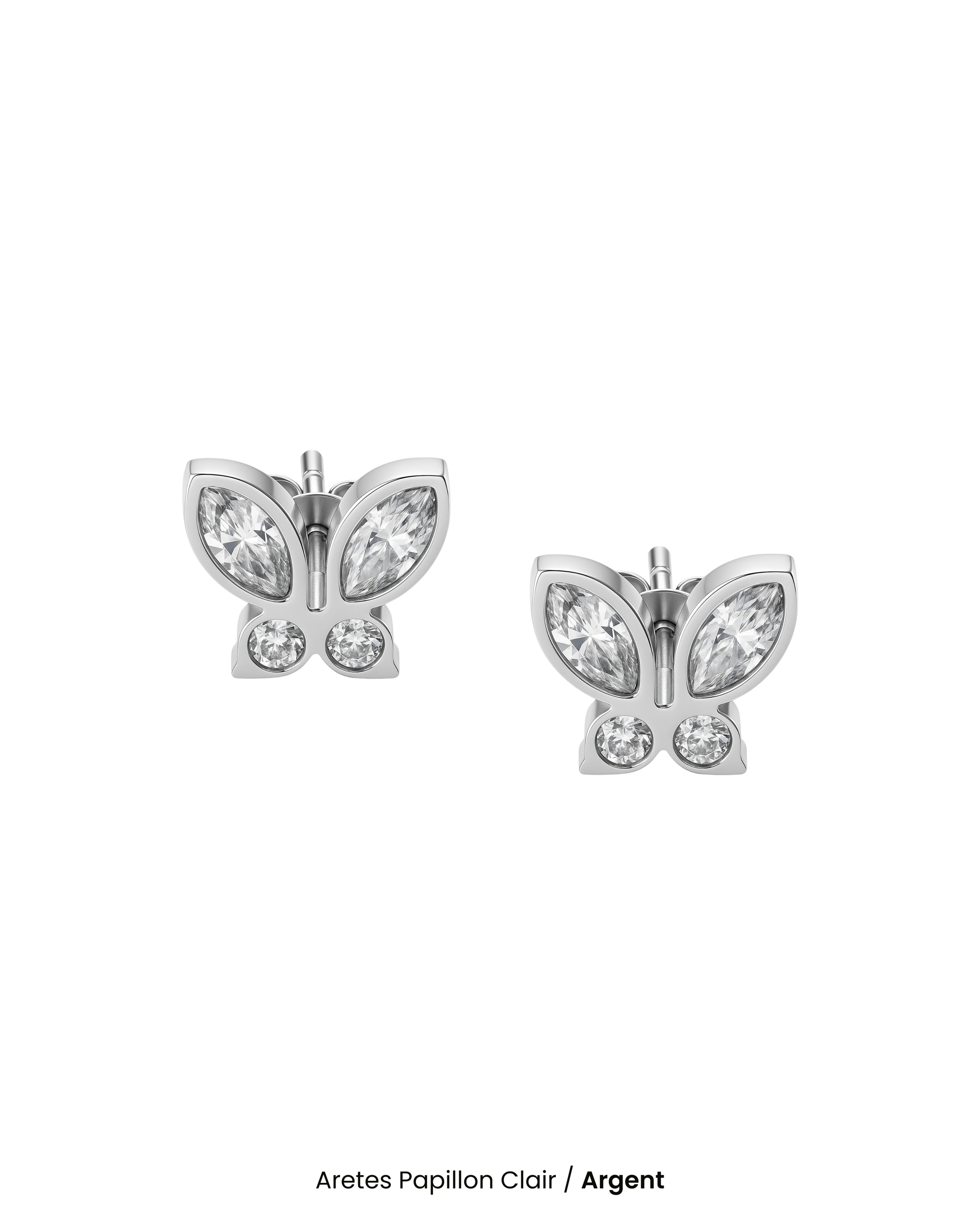 Aretes Papillon Clair