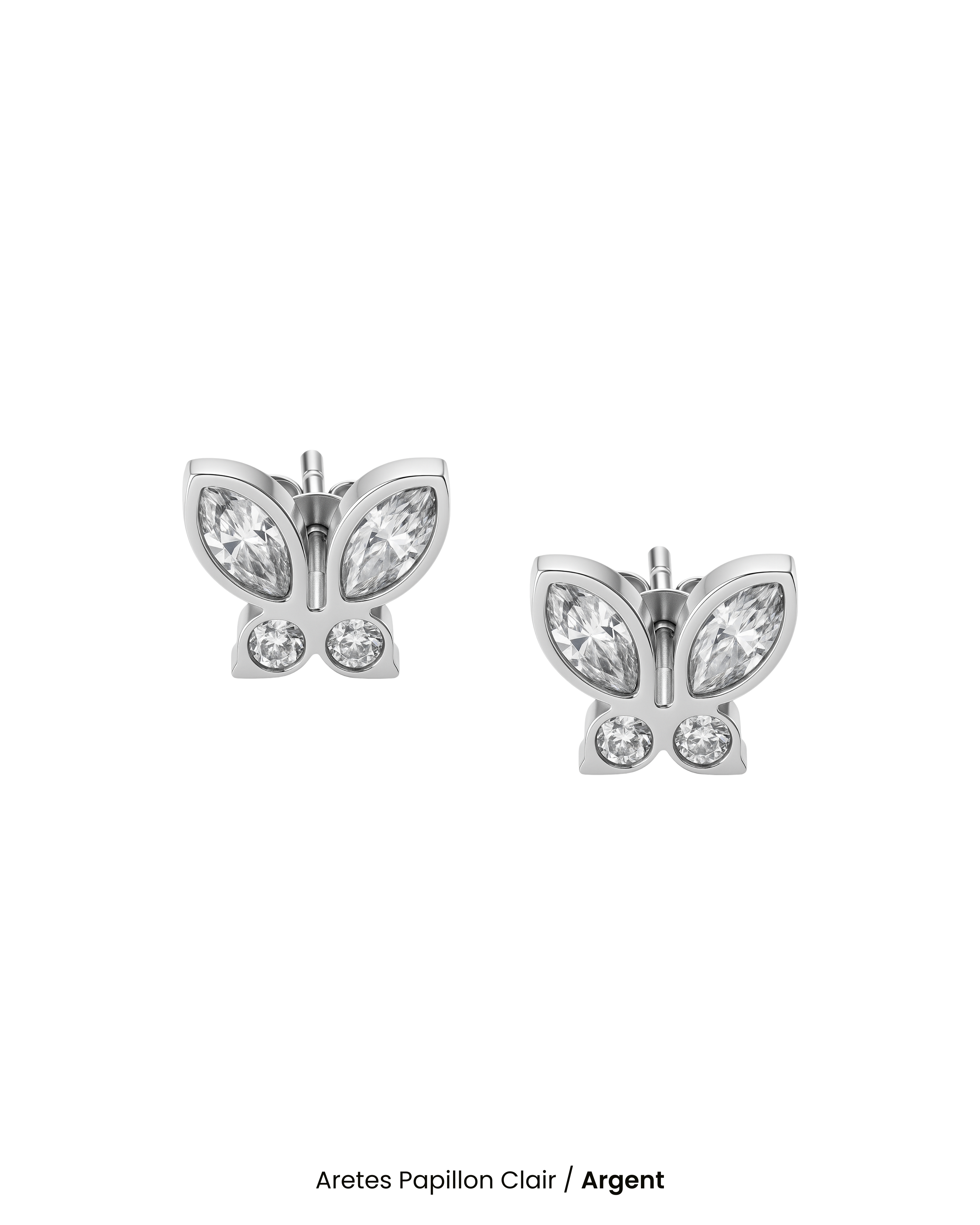 Aretes Papillon Clair