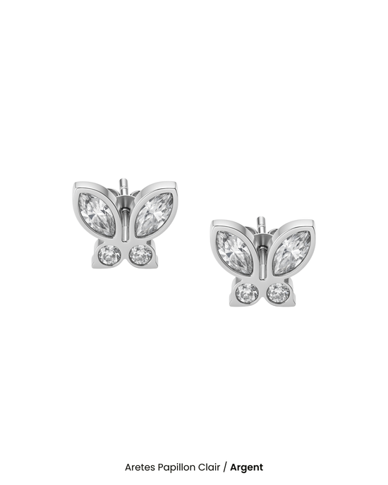 Aretes Papillon Clair