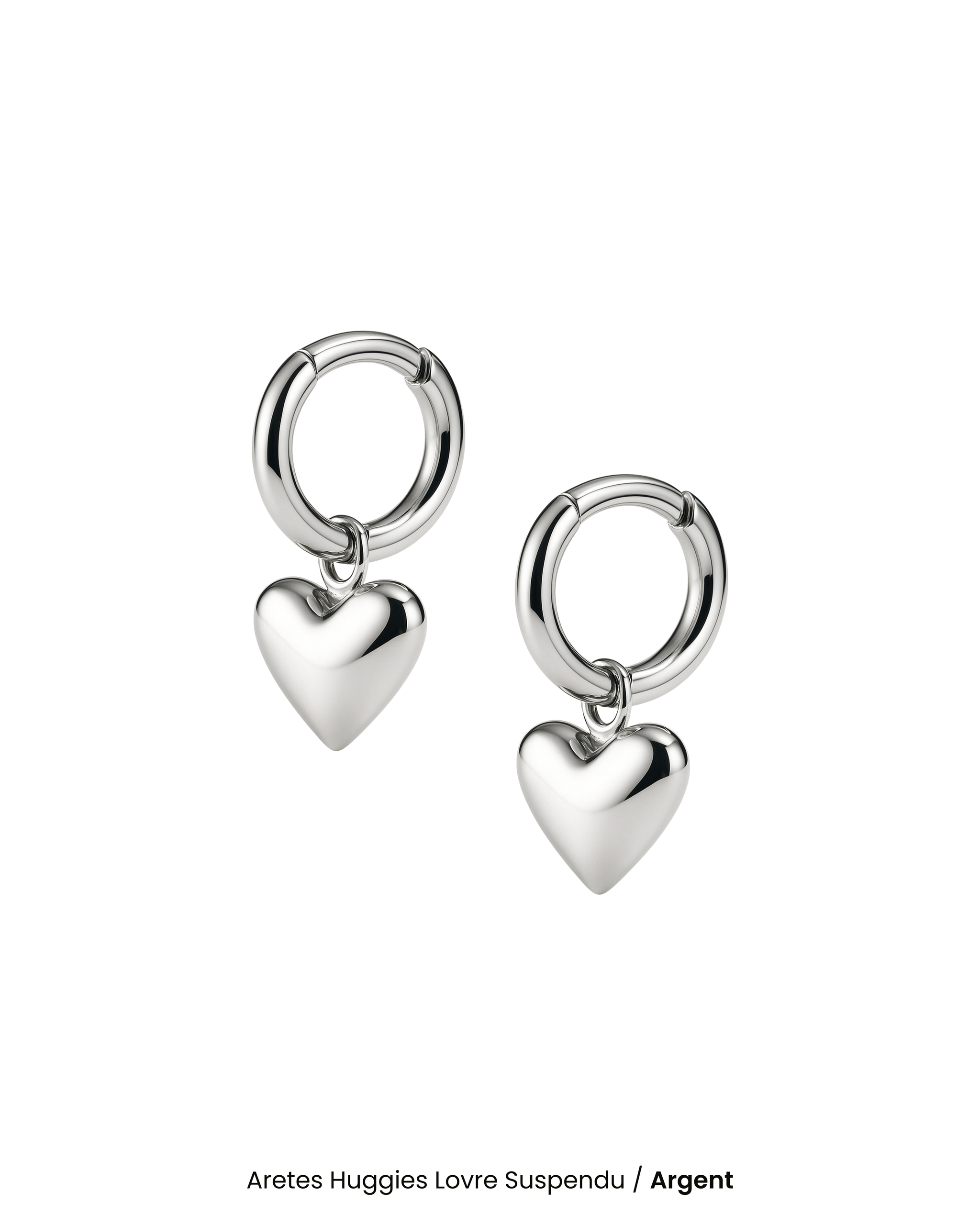 Aretes Huggies Lovre Suspendu