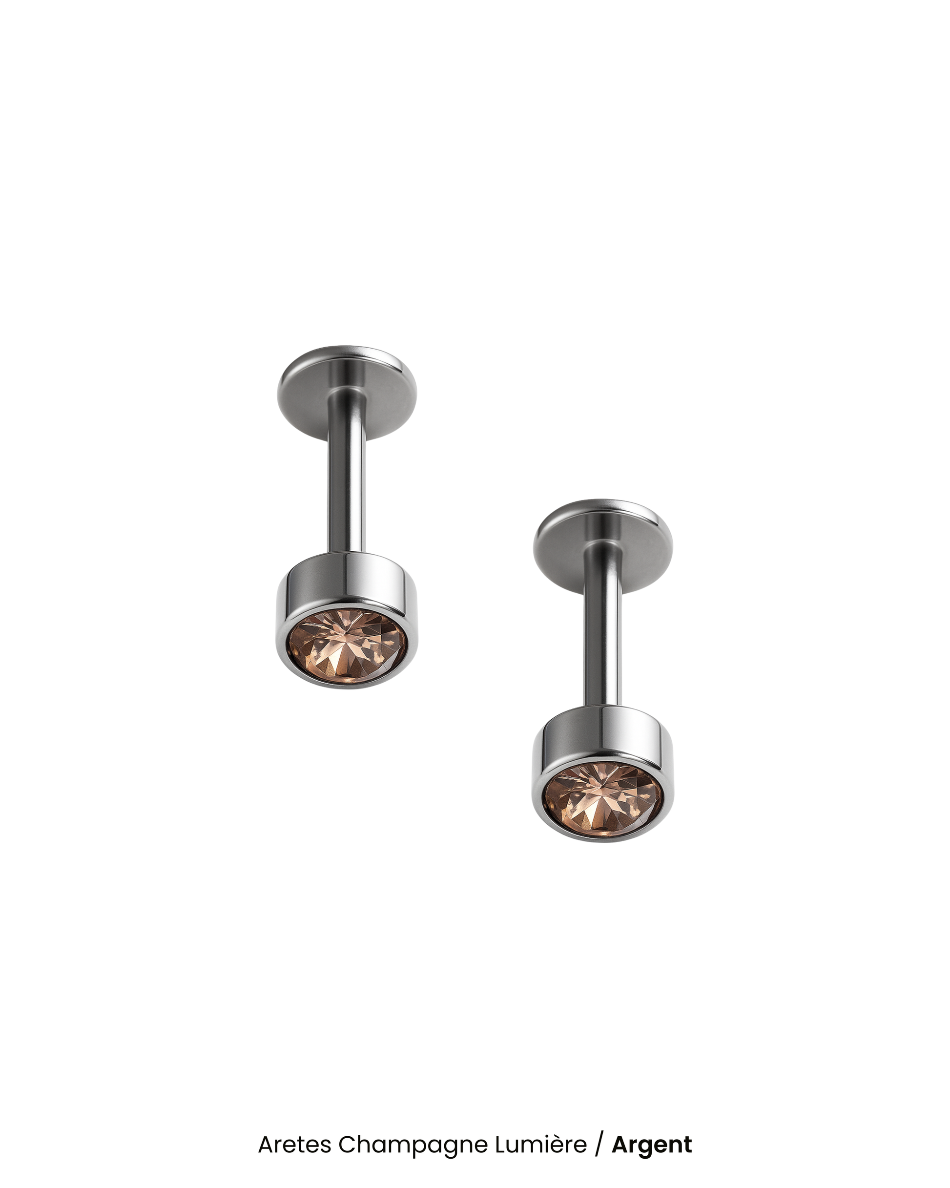 Aretes Champagne Lumière