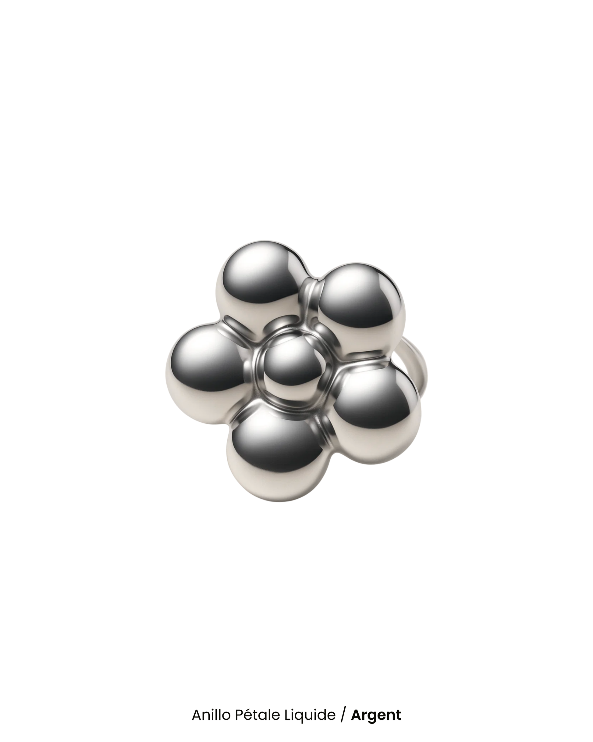 Anillo Pétale Liquide