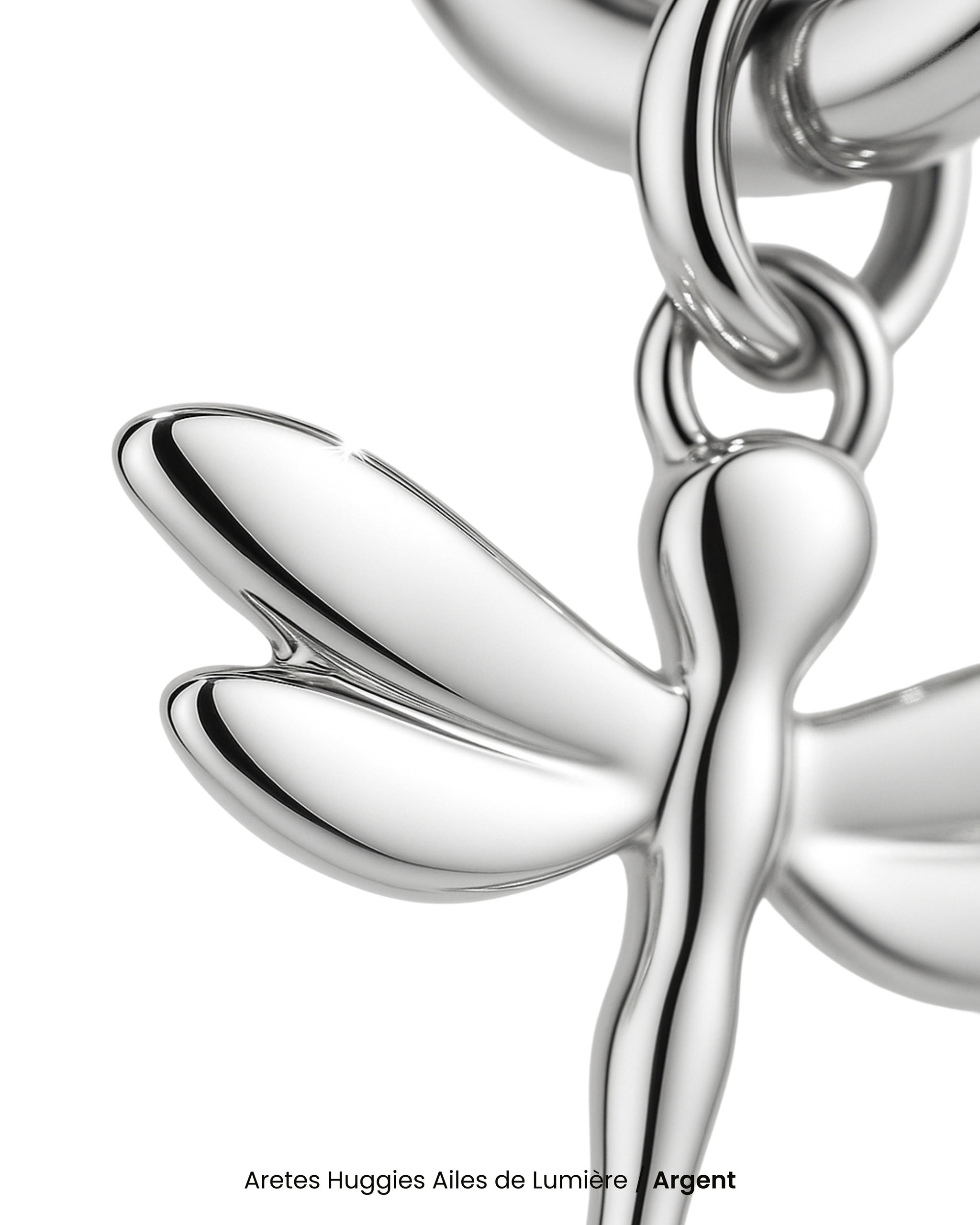 Aretes Huggies Ailes de Lumière