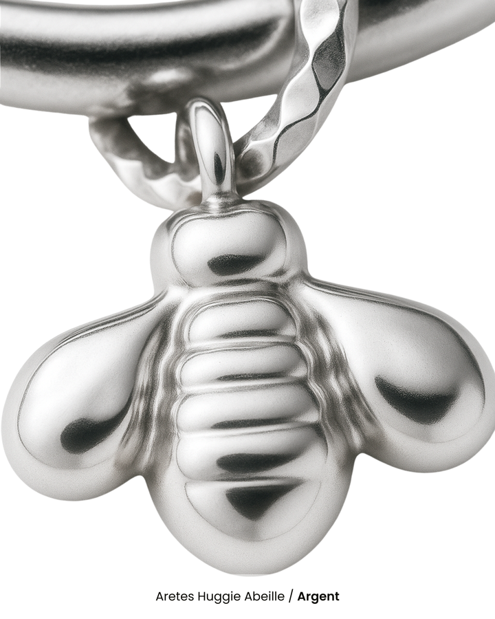 Aretes Huggie Abeille