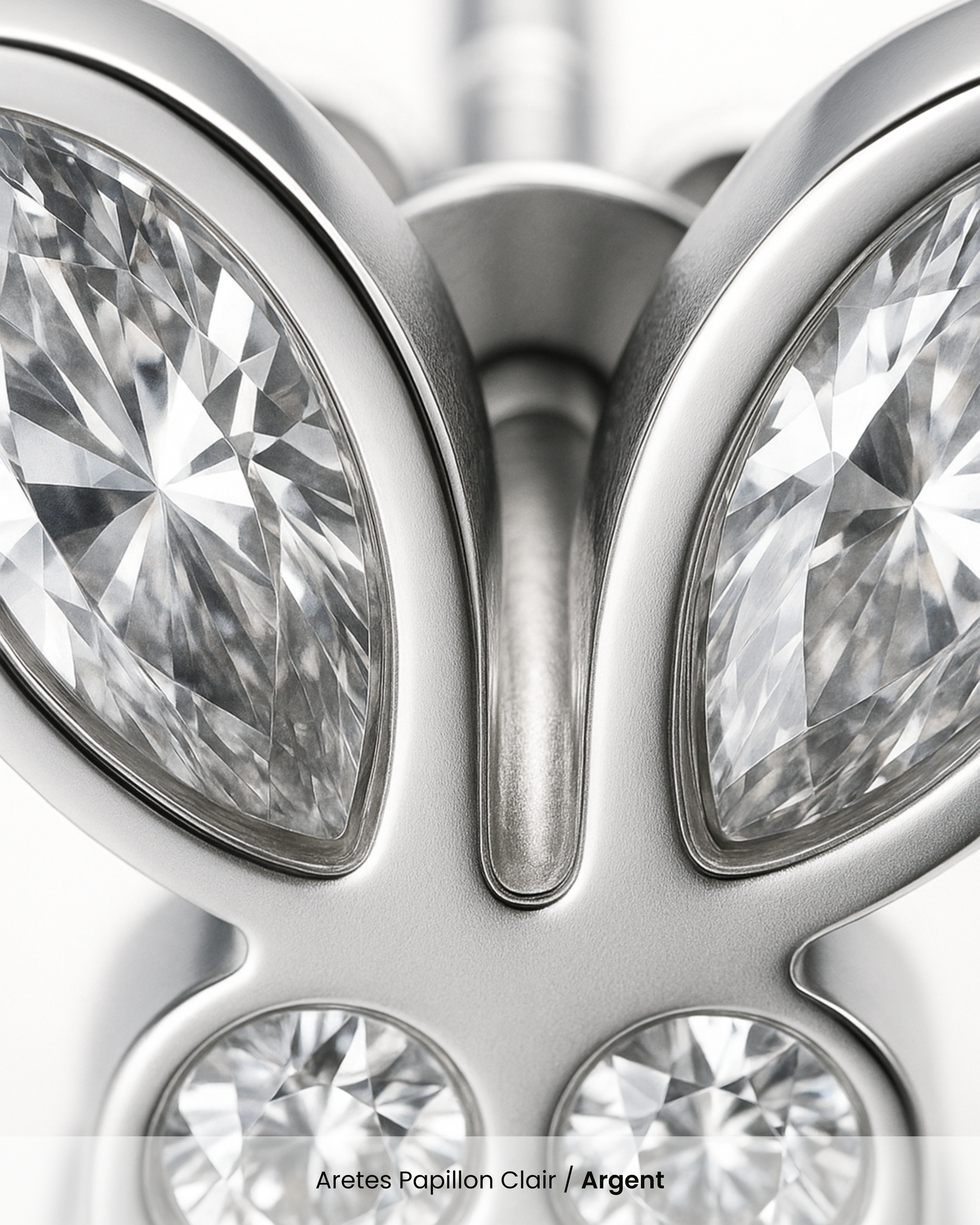 Aretes Papillon Clair