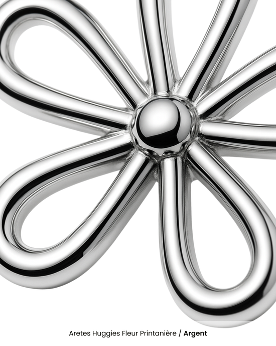 Aretes Huggies Fleur Printanière