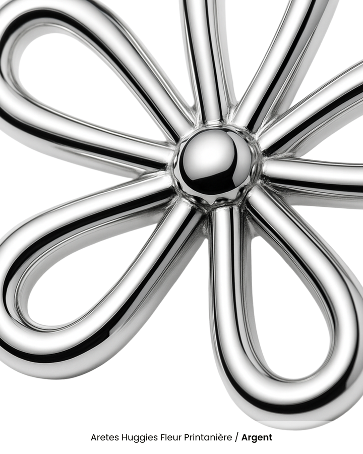Aretes Huggies Fleur Printanière