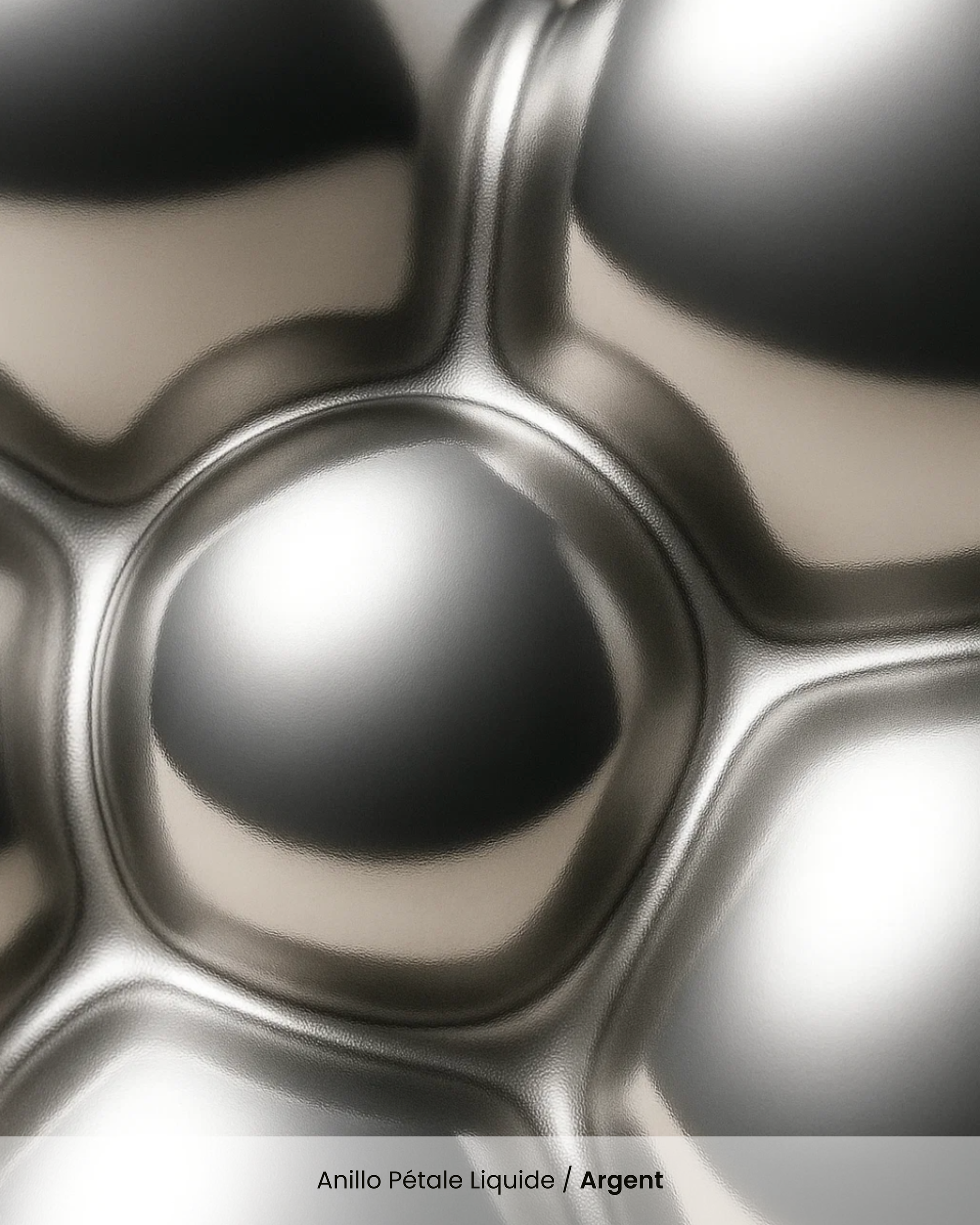 Anillo Pétale Liquide