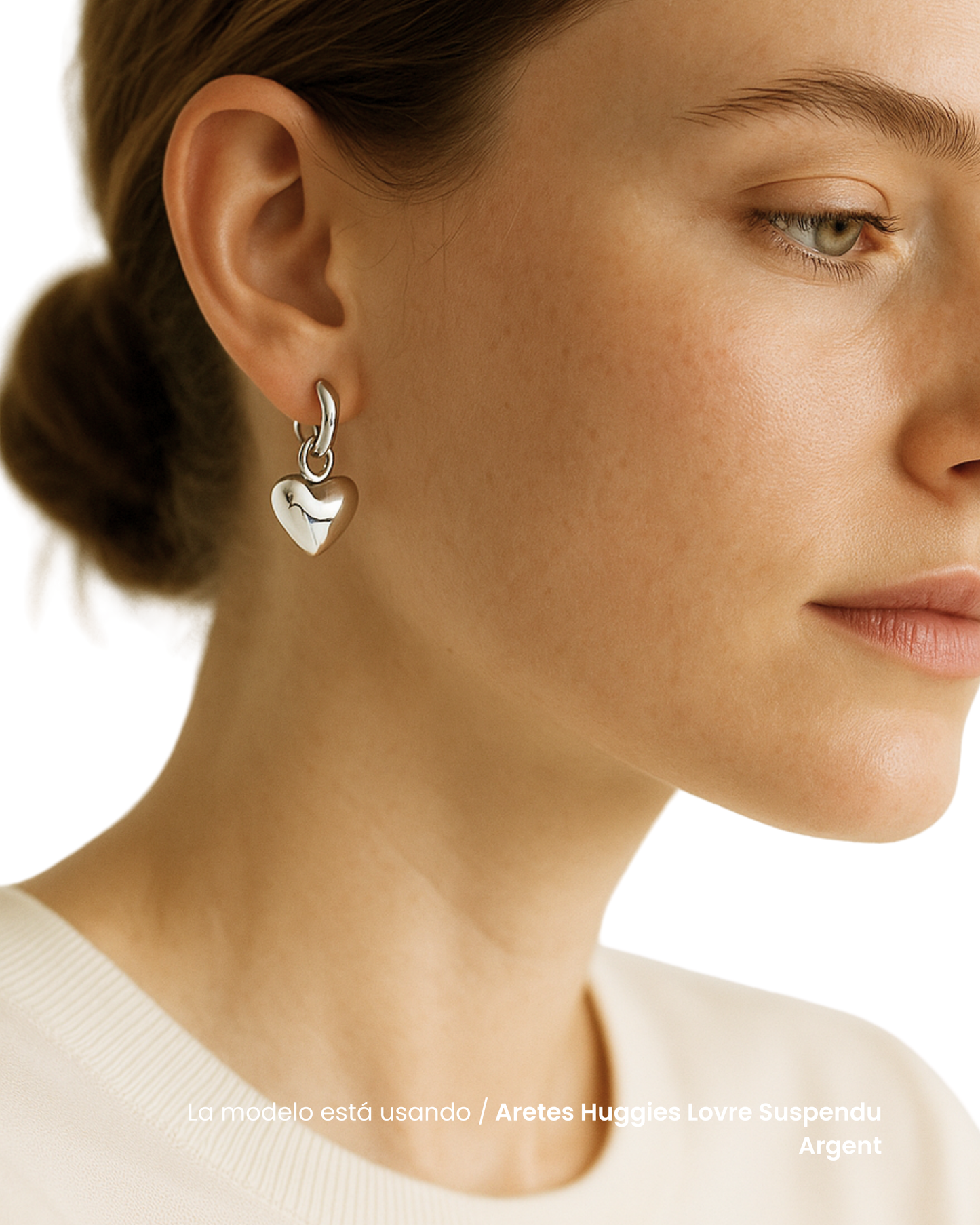 Aretes Huggies Lovre Suspendu