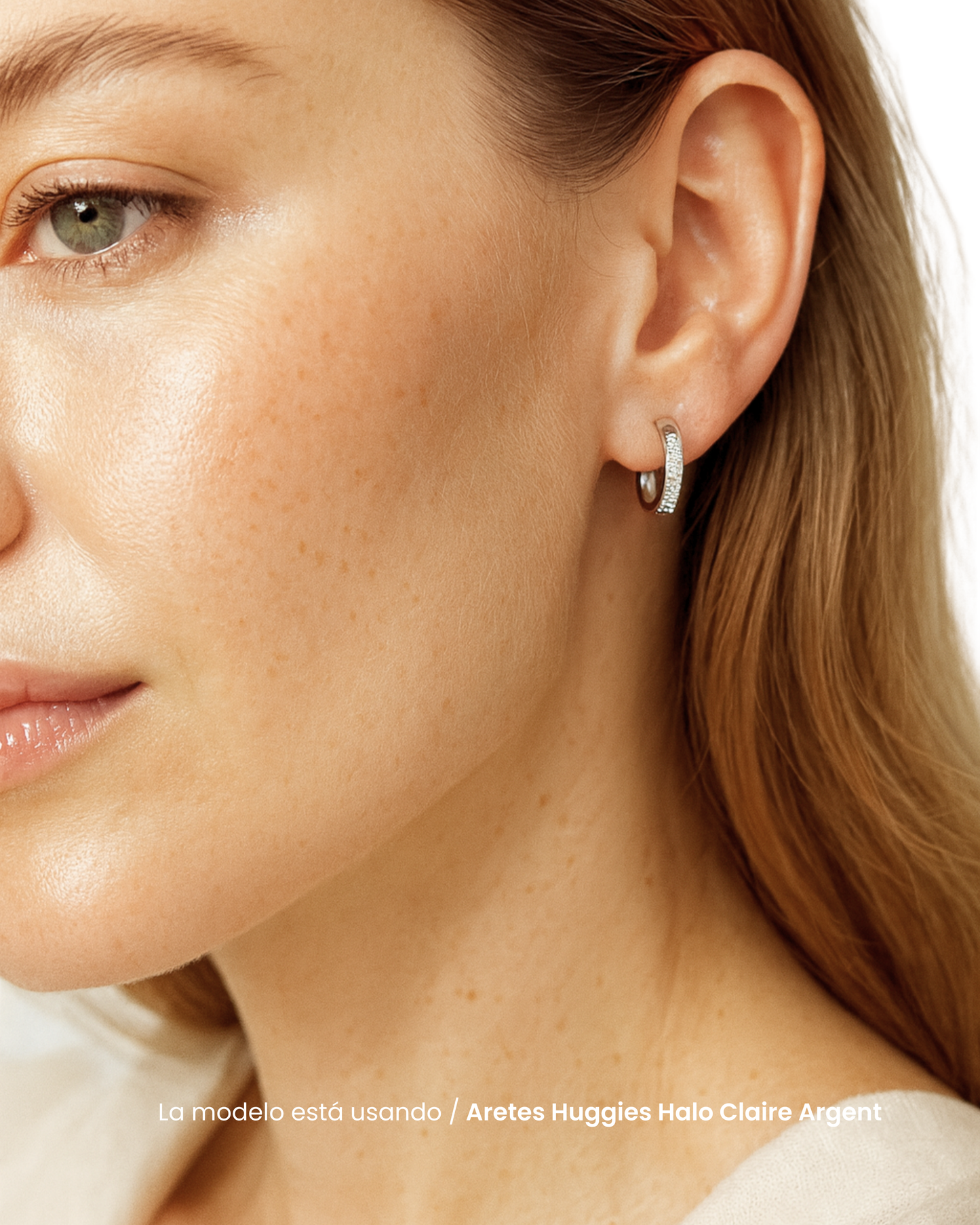 Aretes Huggies Halo Claire