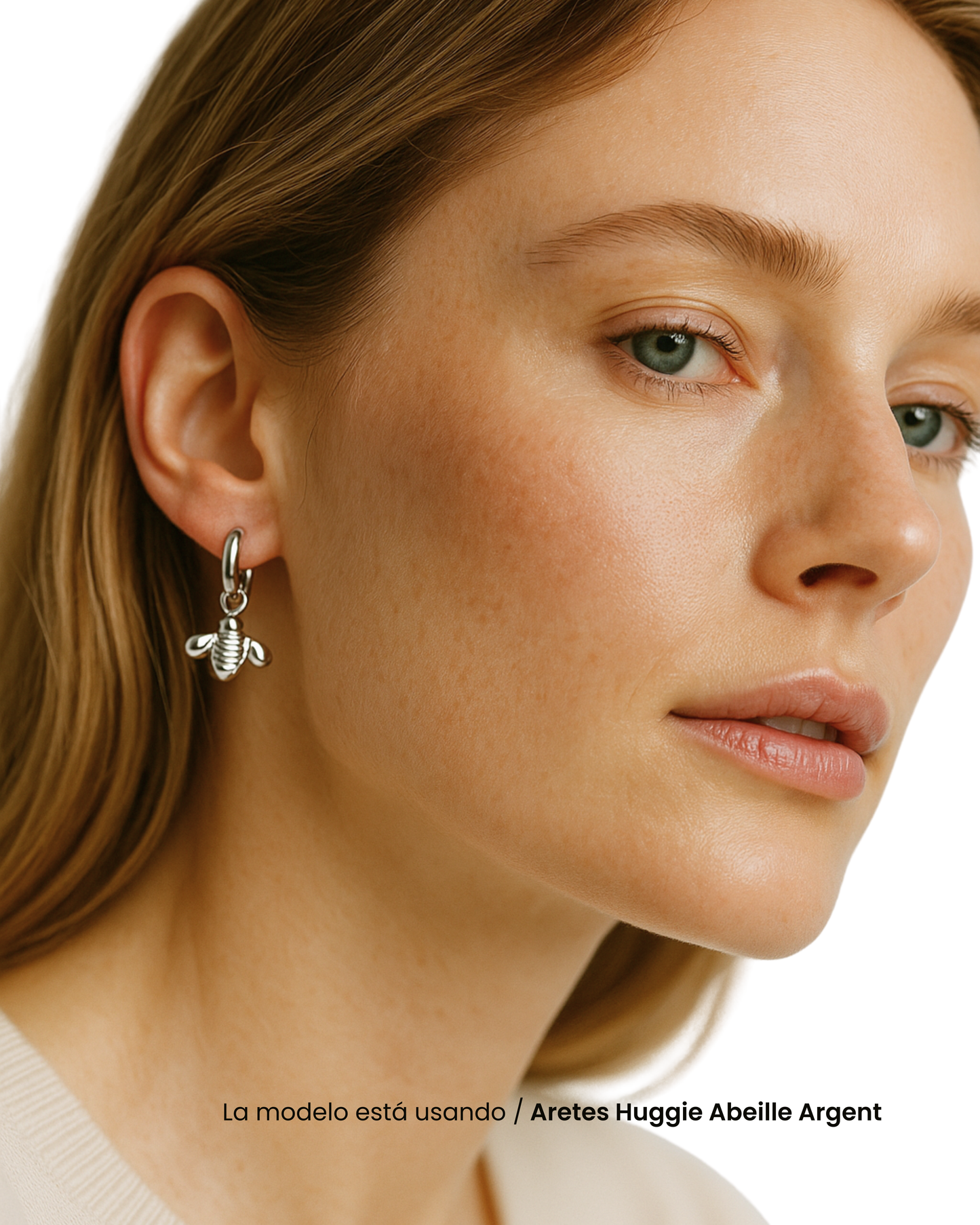 Aretes Huggie Abeille