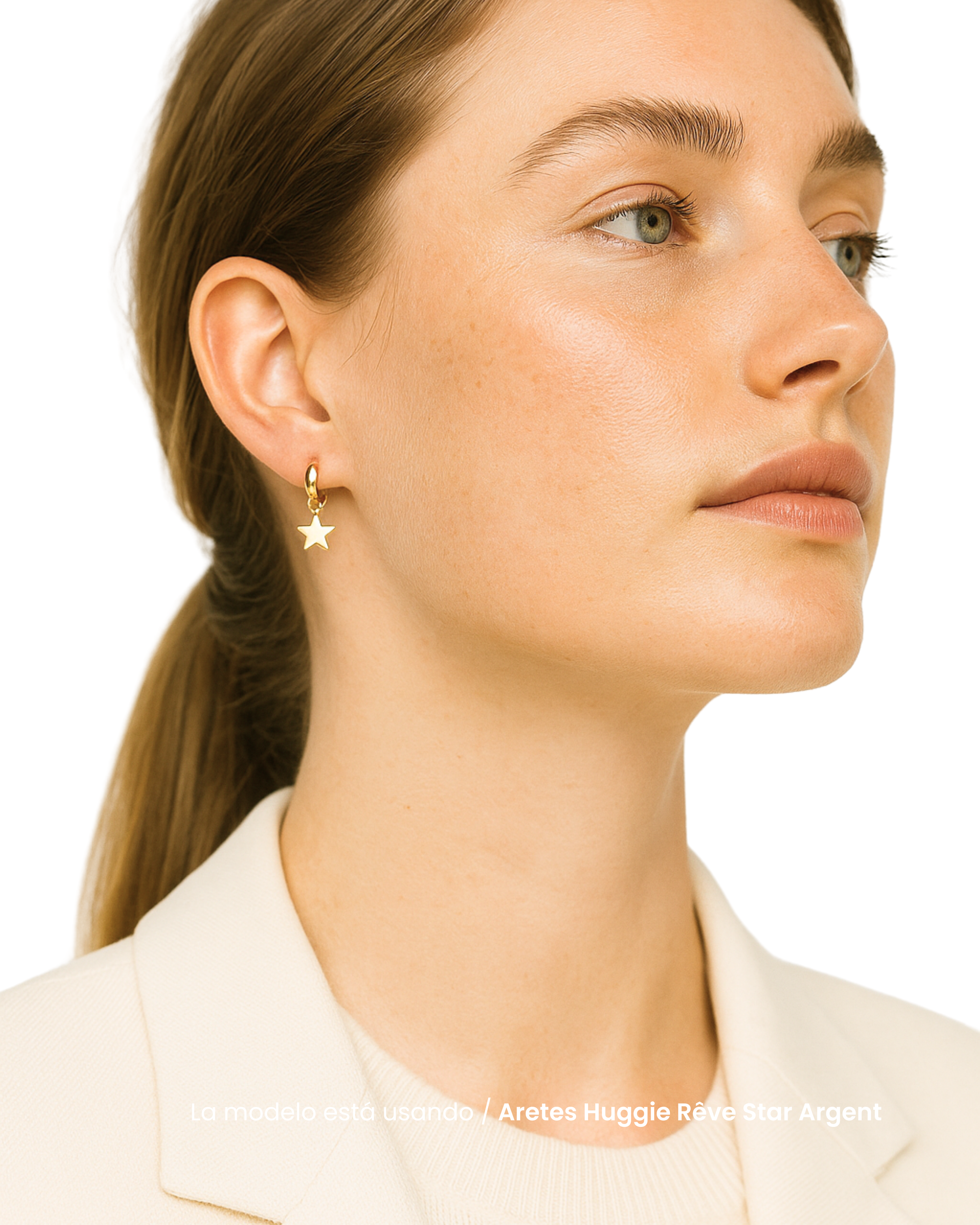 Aretes Huggie Rêve Star