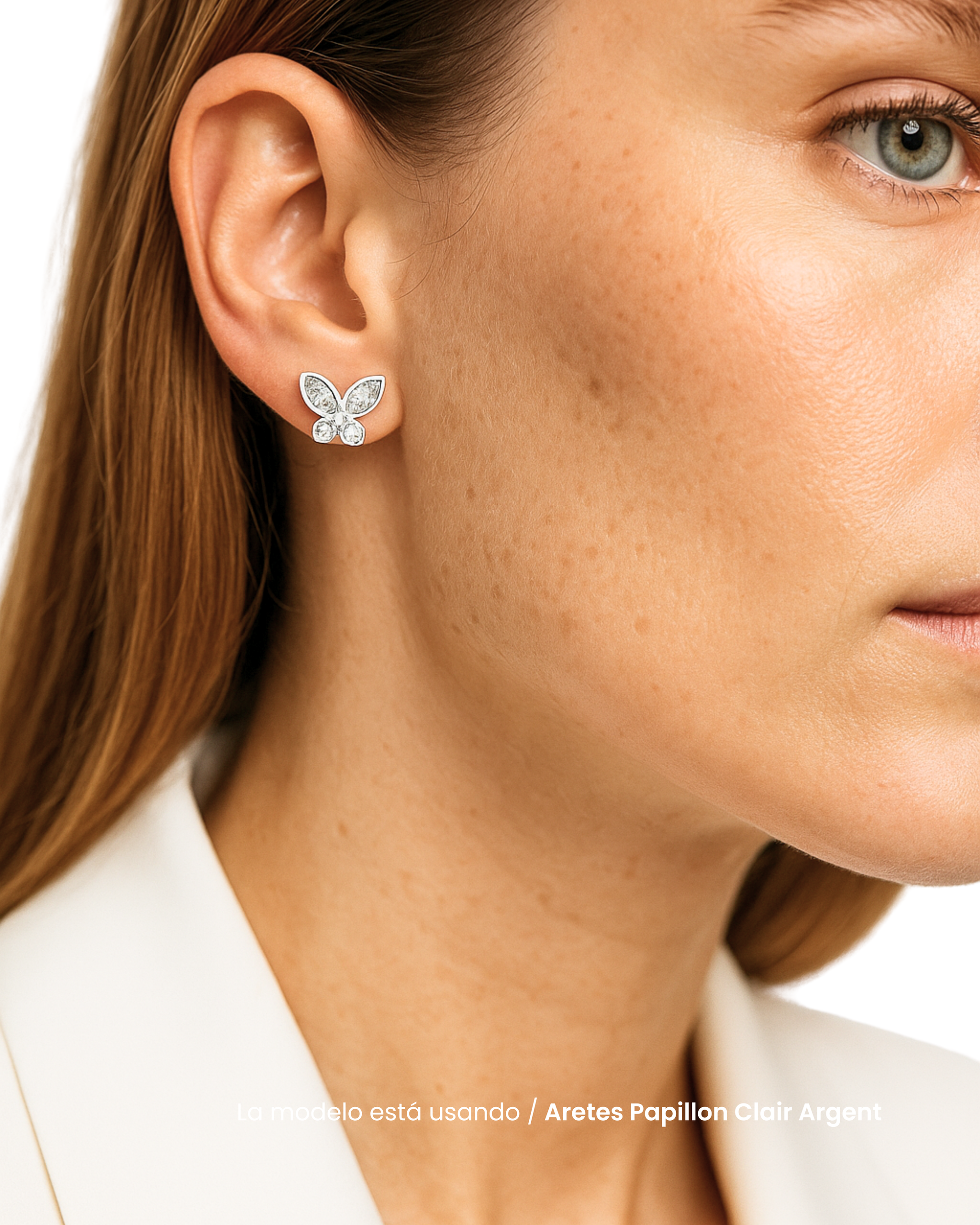 Aretes Papillon Clair