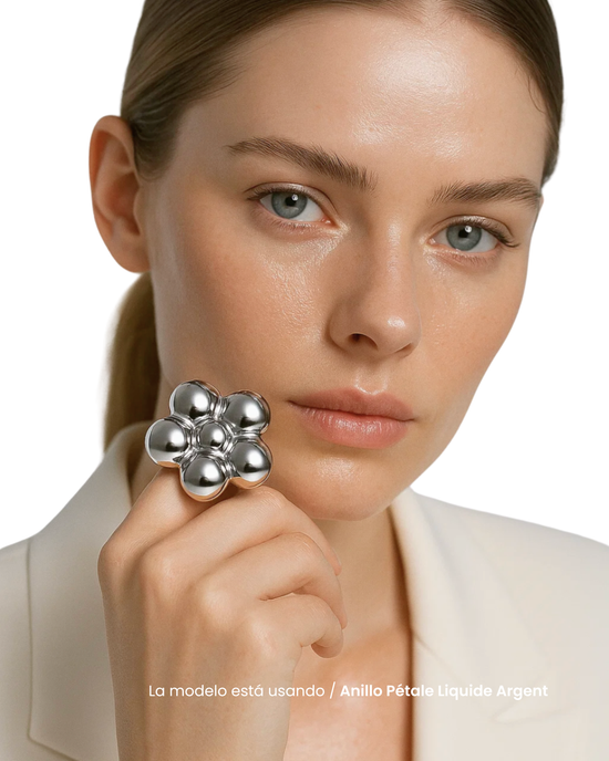 Anillo Pétale Liquide