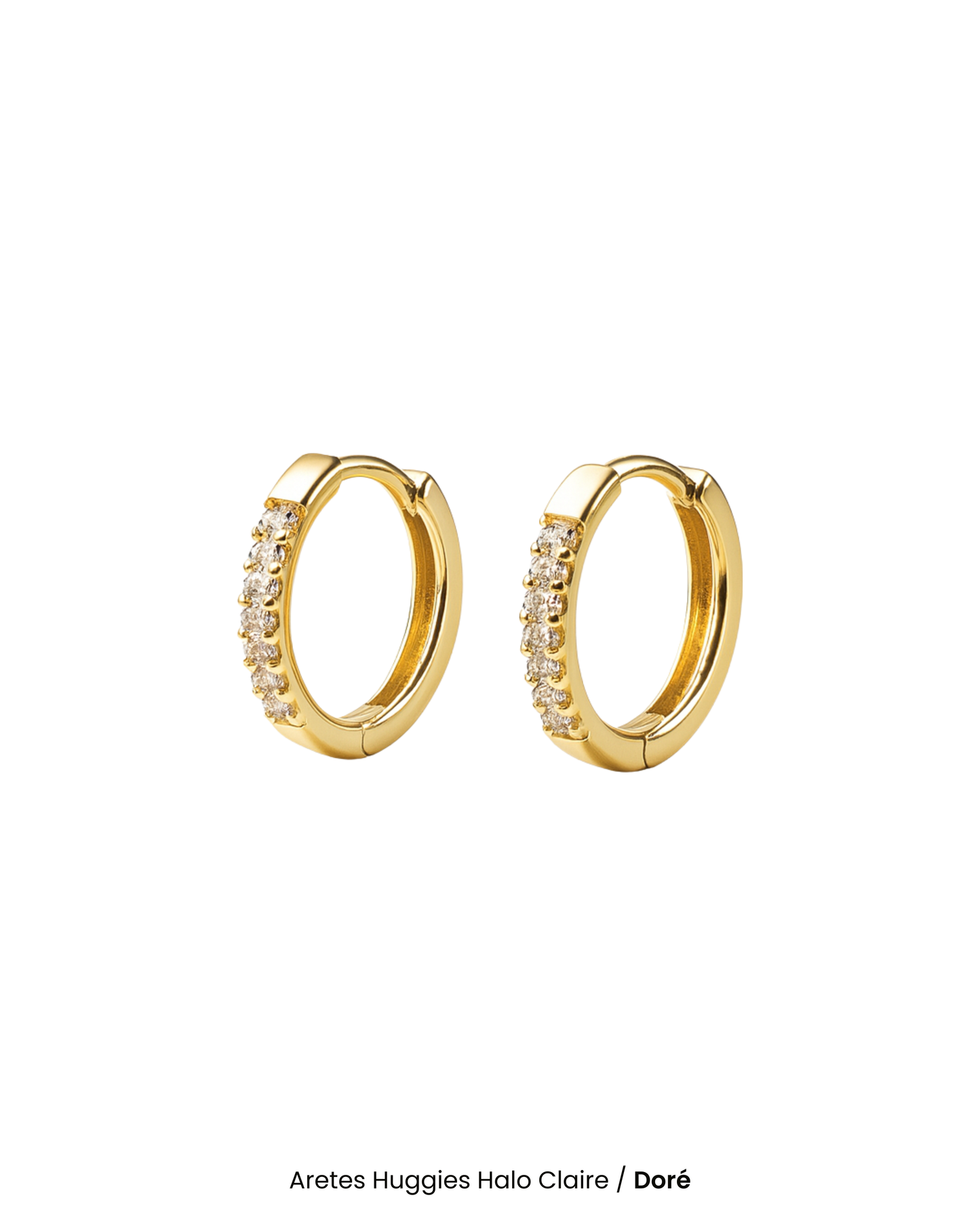 Aretes Huggies Halo Claire