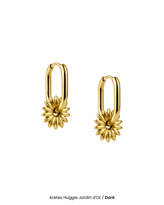 Aretes Huggie Jardin d’Or