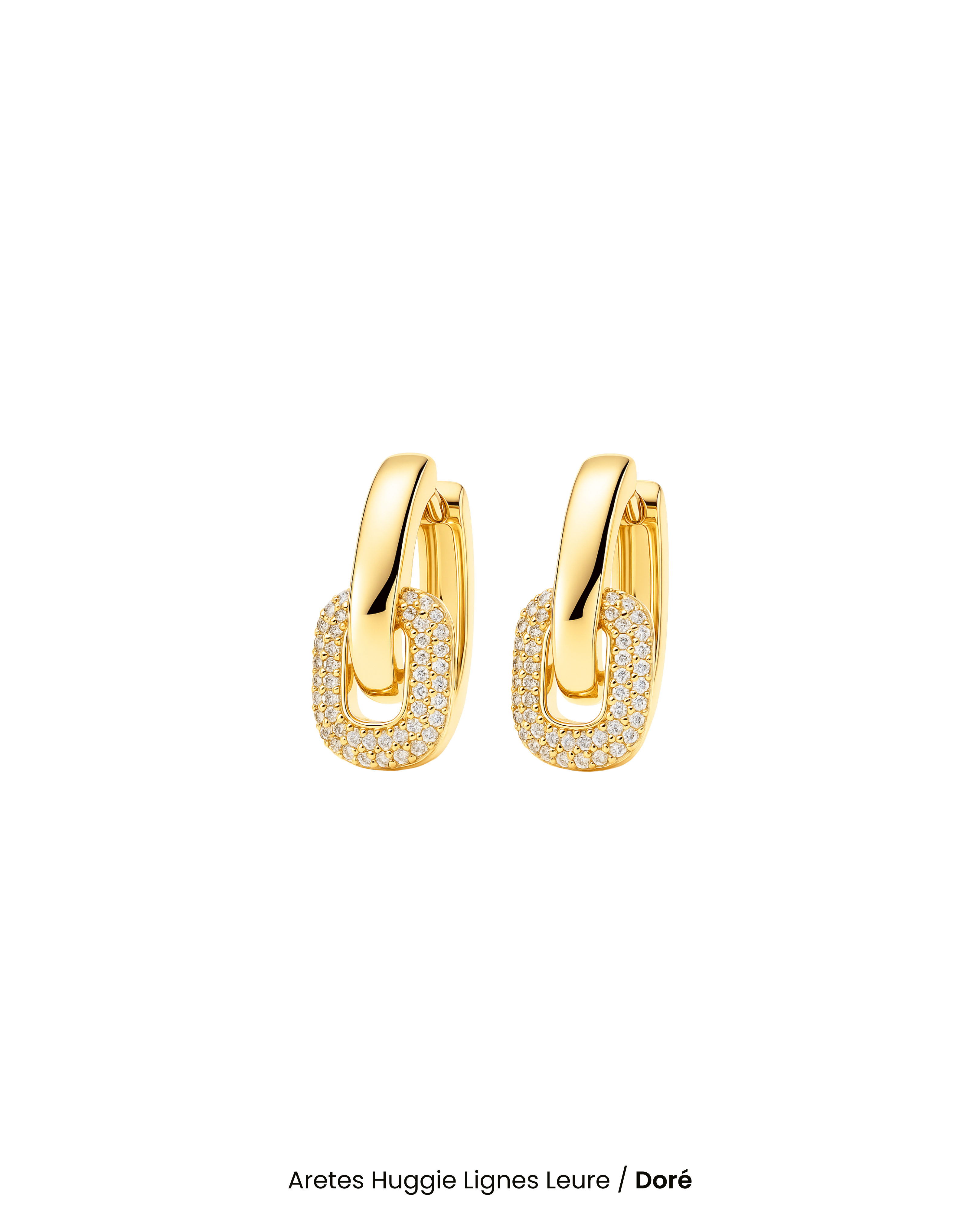 Aretes Huggie Lignes Leure