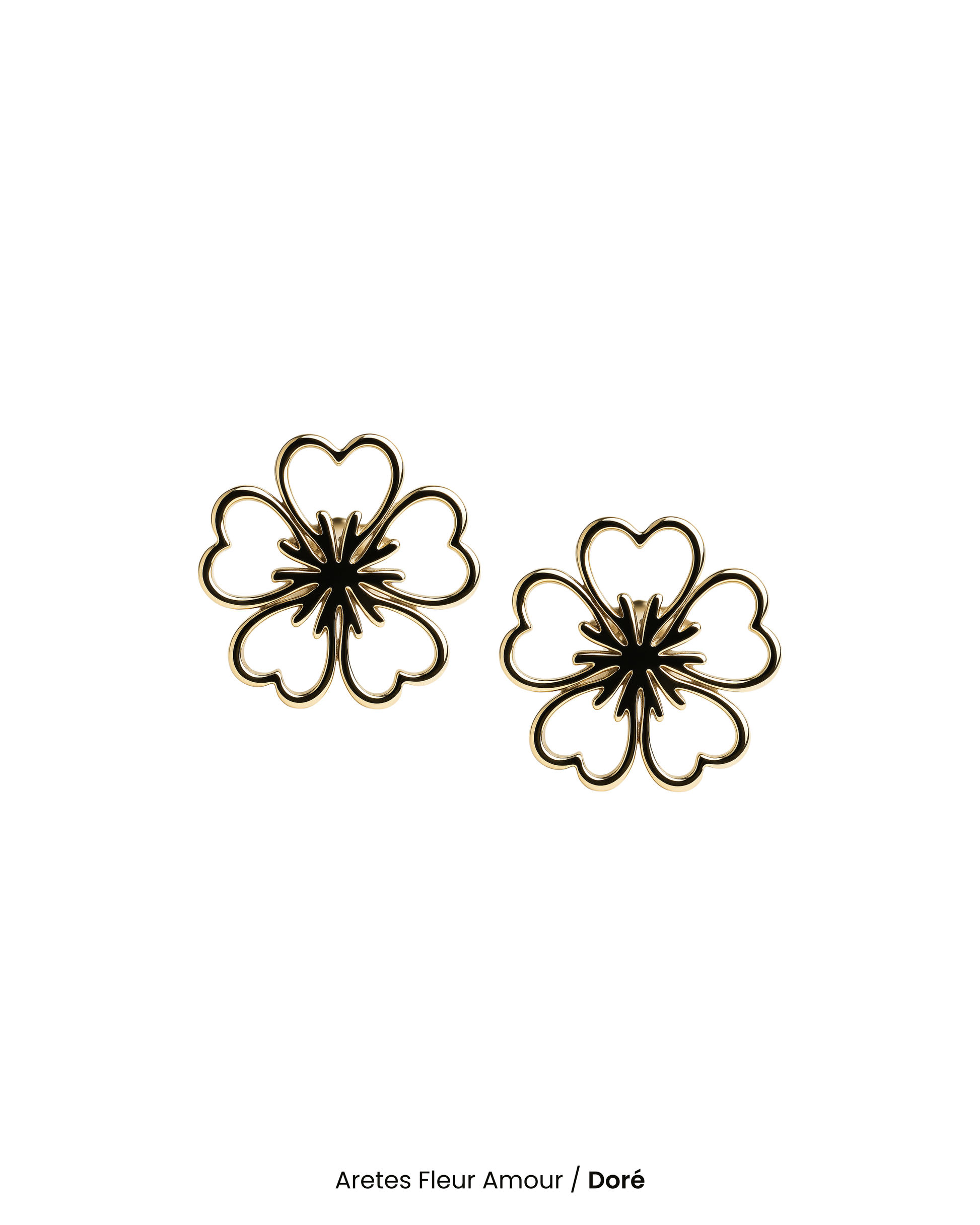 Aretes Fleur Amour