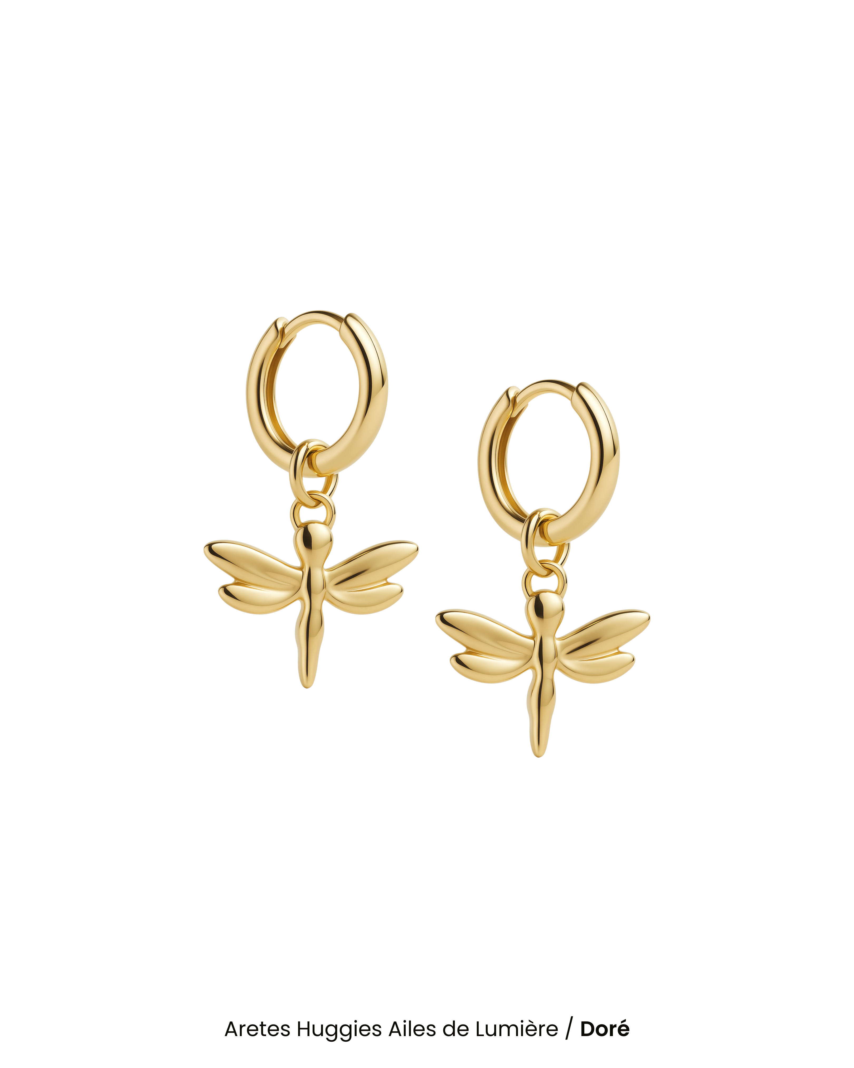 Aretes Huggies Ailes de Lumière