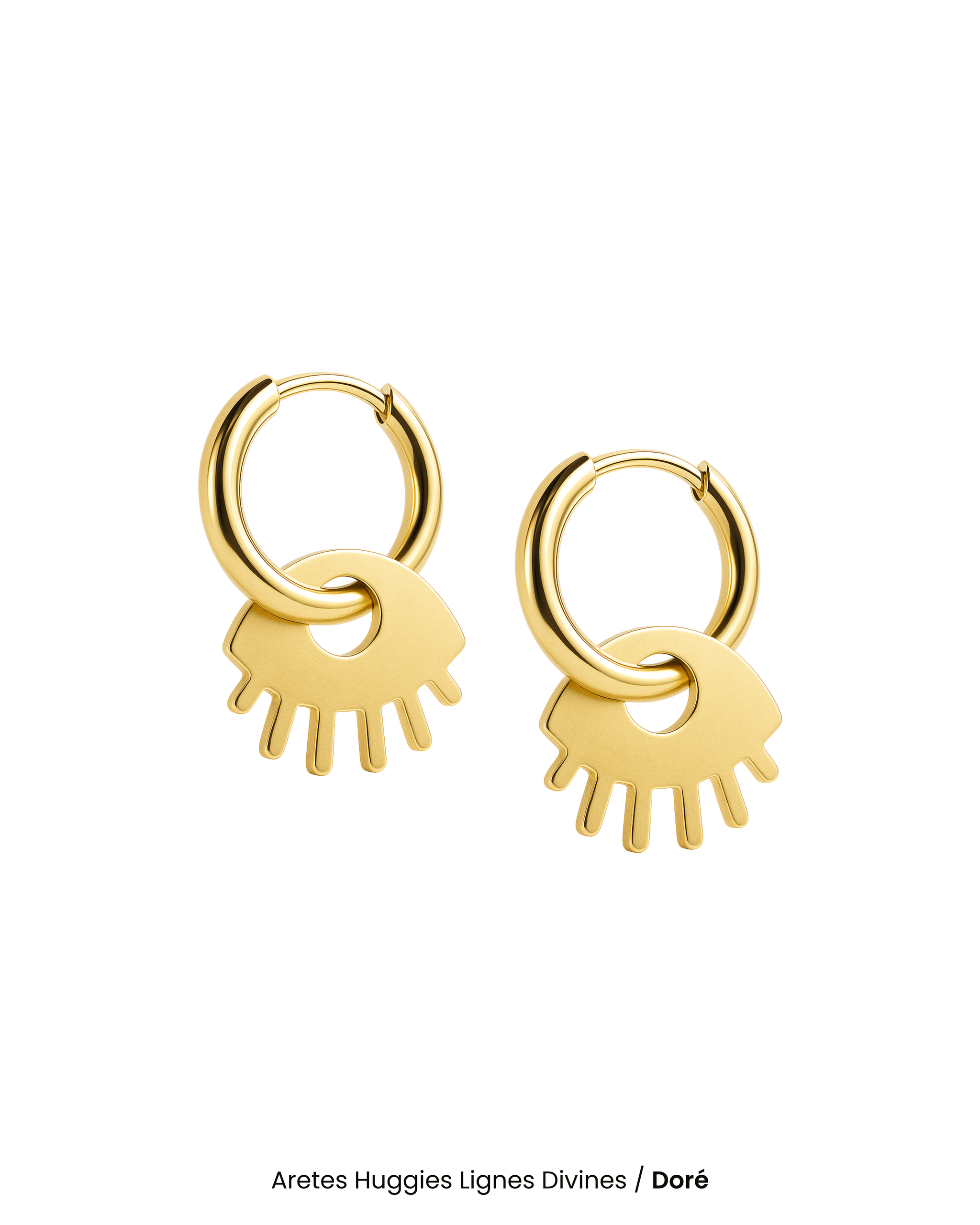 Aretes Huggies Lignes Divines