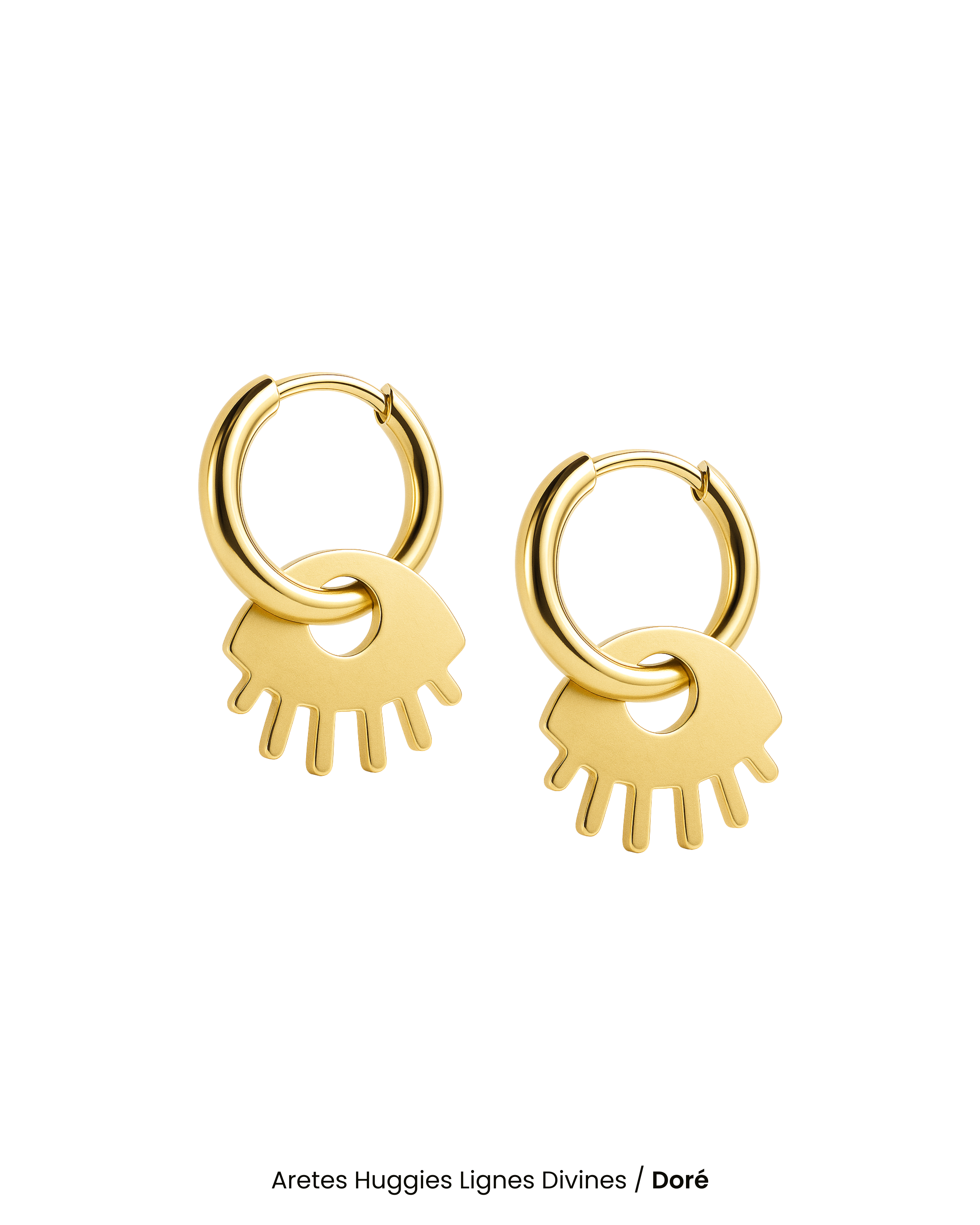 Aretes Huggies Lignes Divines