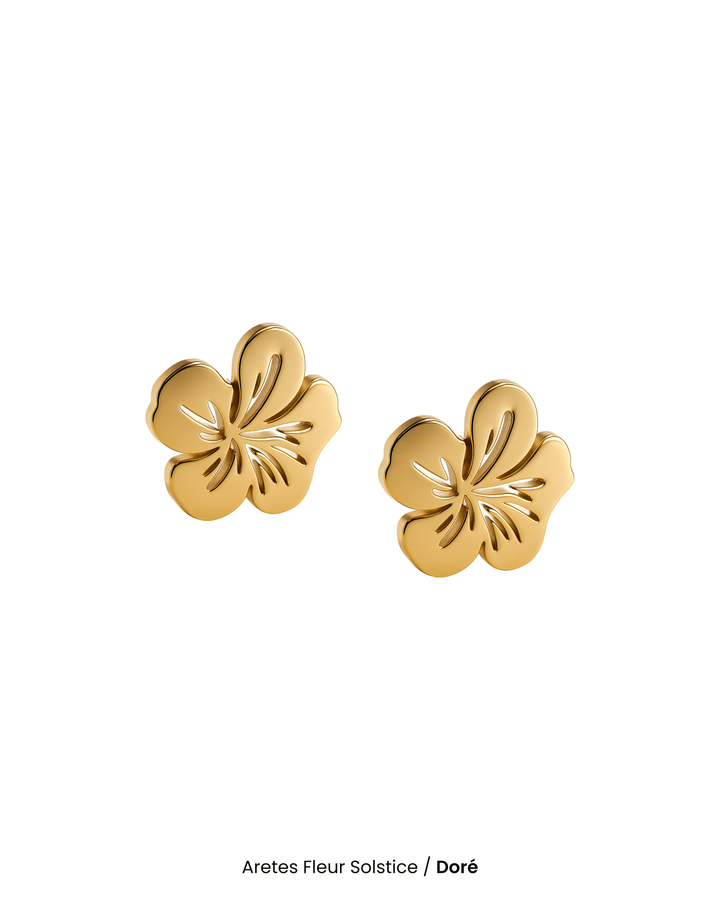 Aretes Fleur Solstice