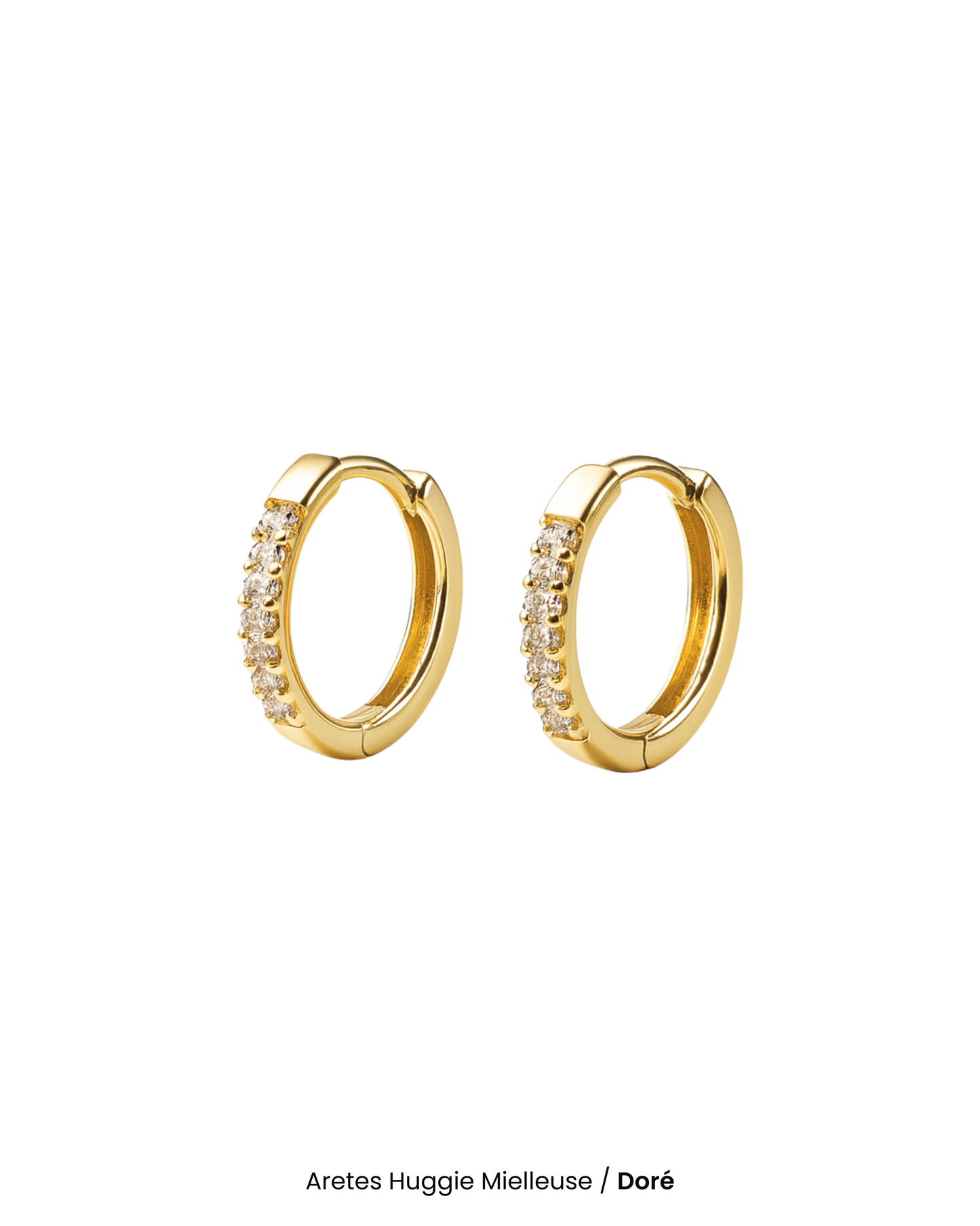 Aretes Huggie Mielleuse