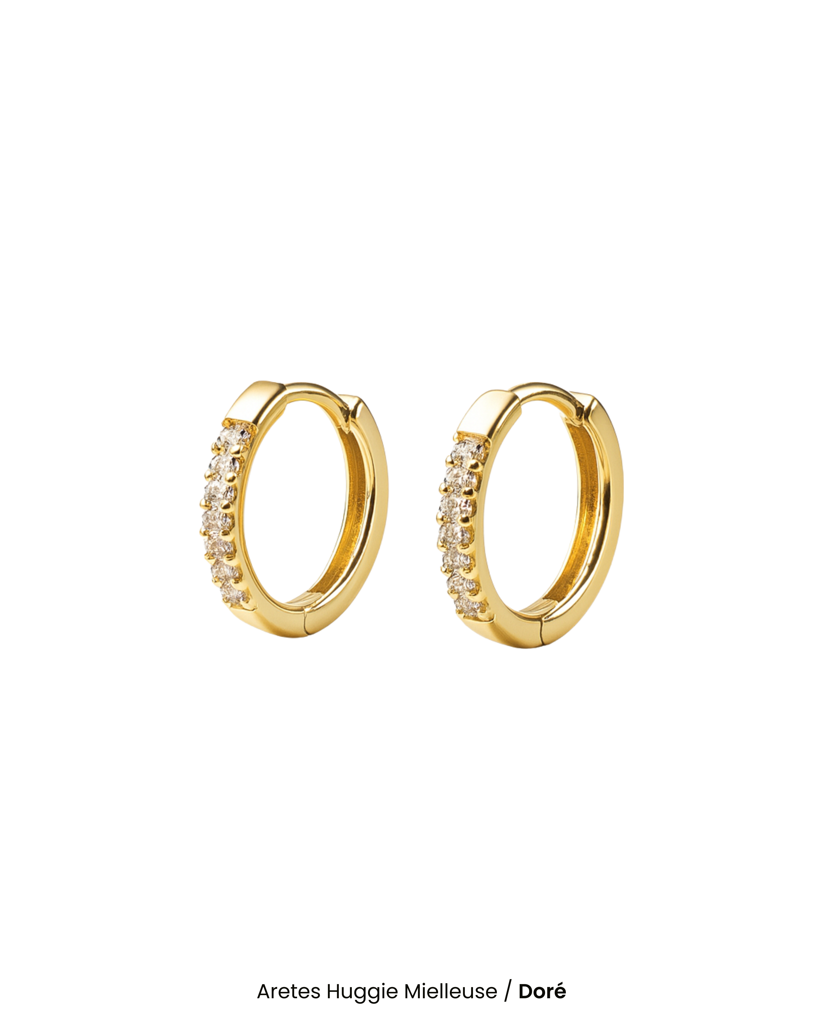 Aretes Huggie Mielleuse