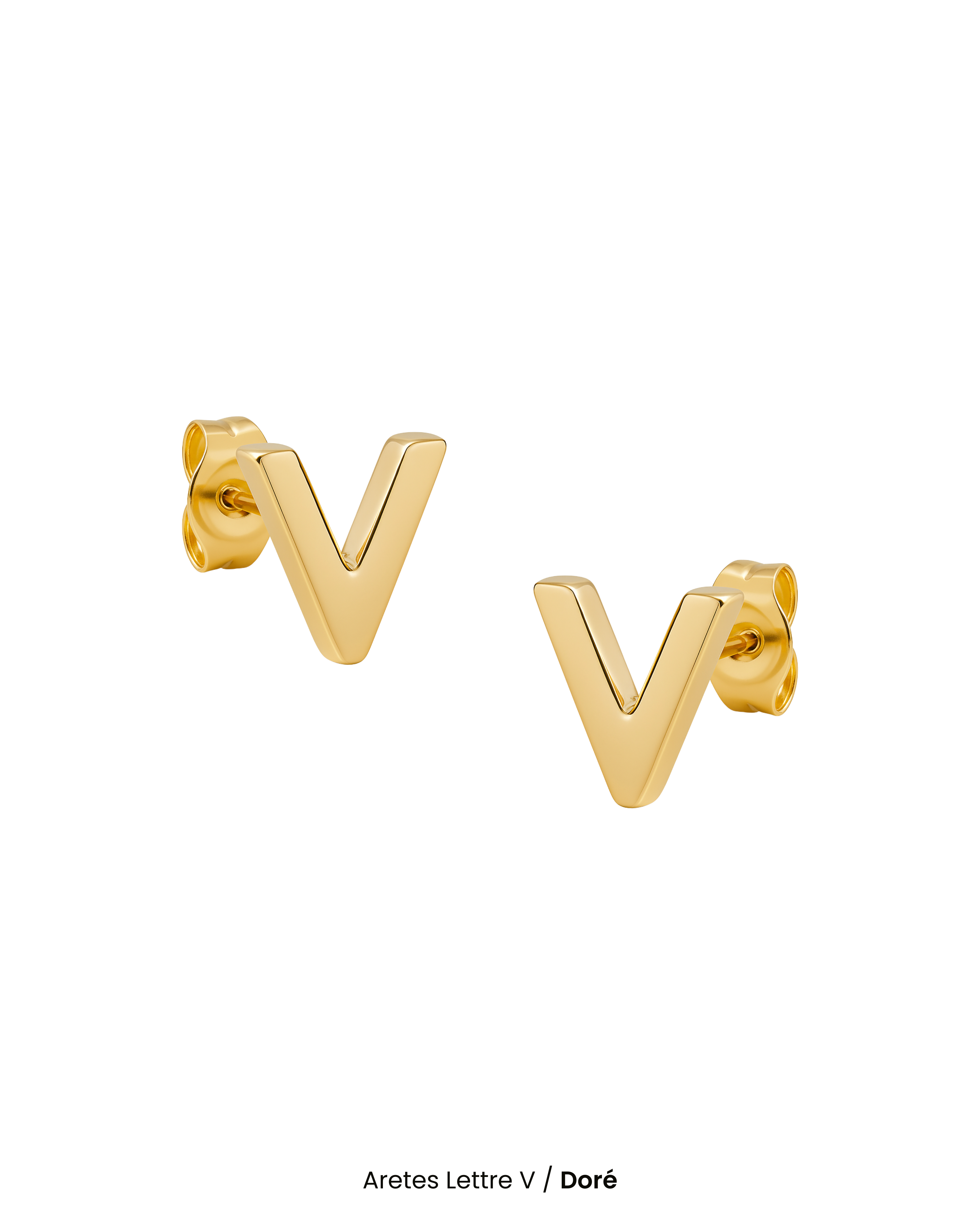 Aretes Lettre V
