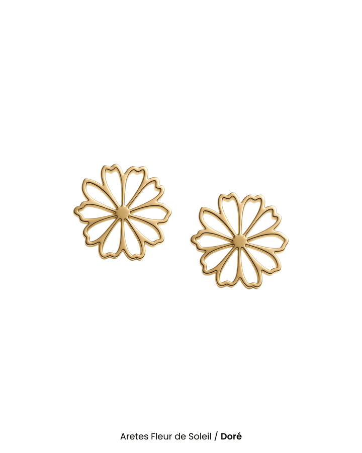 Aretes Fleur de Soleil