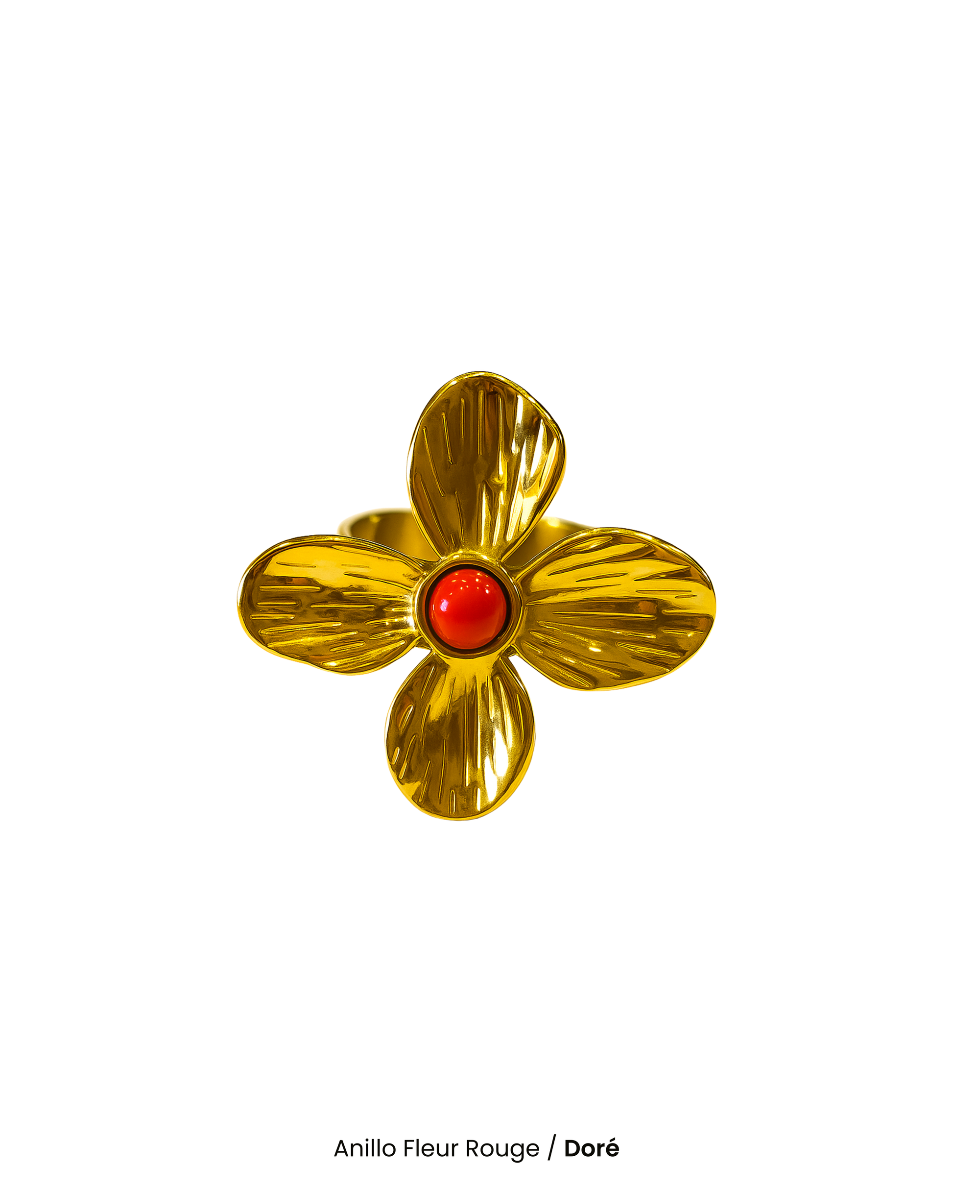 Anillo Fleur Rouge