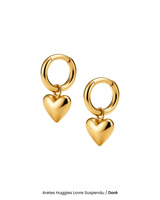 Aretes Huggies Lovre Suspendu